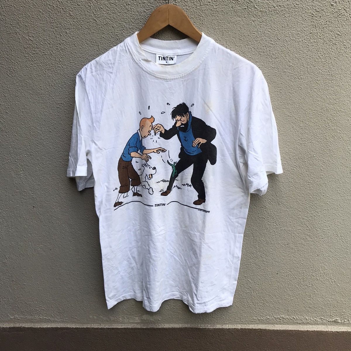 Vintage Vintage TINTIN cartoons tee Size US M / EU 48-50 / 2 - 1 Thumbnail