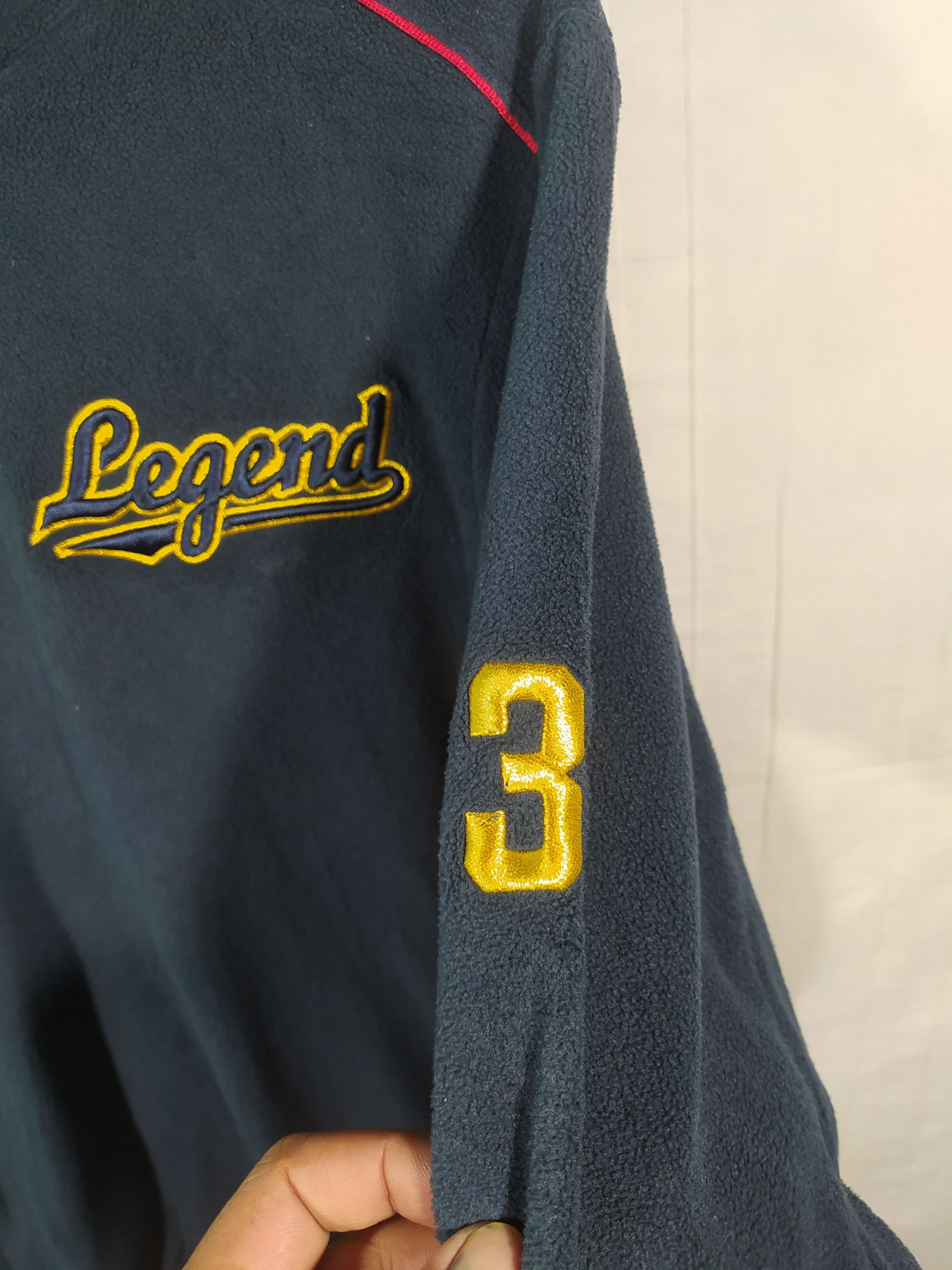 Asics × Japanese Brand × Vintage Vintage asics baseball fleece hooded Size US L / EU 52-54 / 3 - 4 Thumbnail