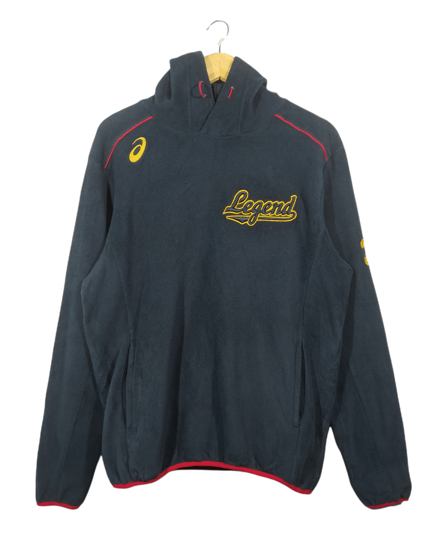 Asics × Japanese Brand × Vintage Vintage asics baseball fleece hooded Size US L / EU 52-54 / 3 - 1 Thumbnail