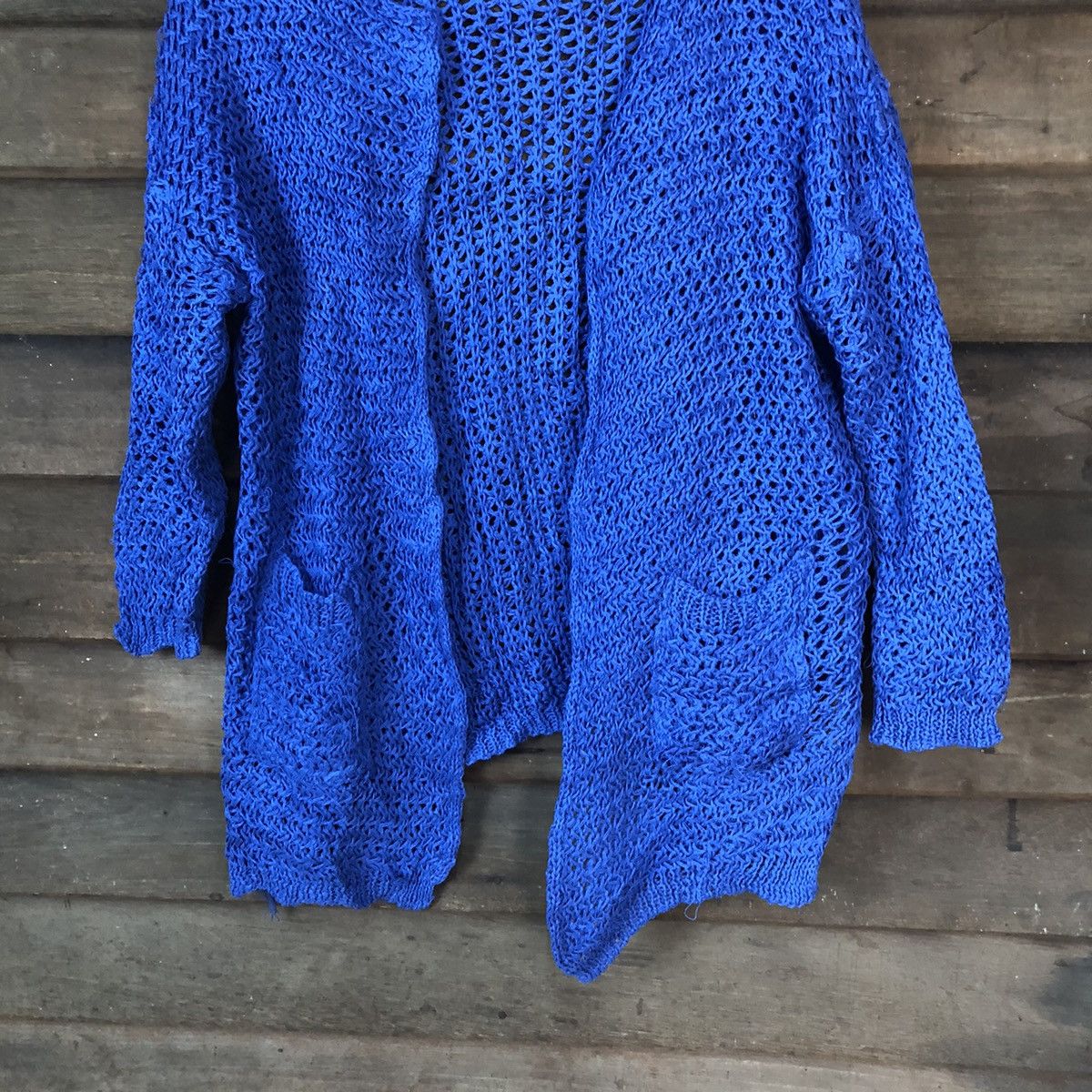 Japanese Brand Japan Crochet mesh net table cloth Cardigan Knitwear #7123 Size M / US 6-8 / IT 42-44 - 3 Thumbnail
