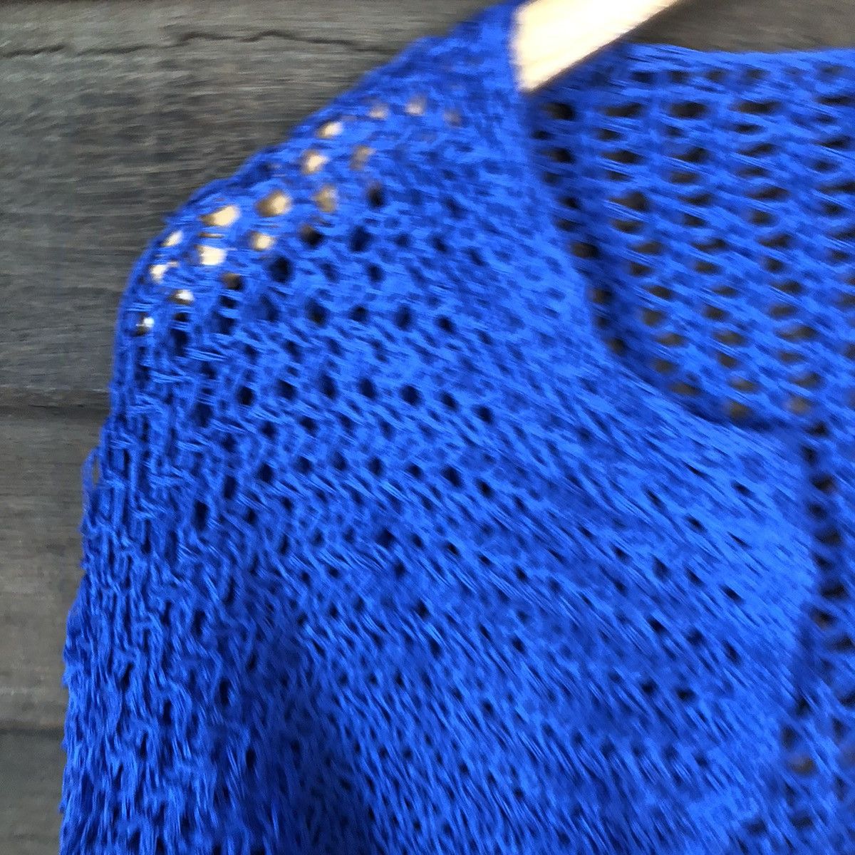 Japanese Brand Japan Crochet mesh net table cloth Cardigan Knitwear #7123 Size M / US 6-8 / IT 42-44 - 8 Thumbnail