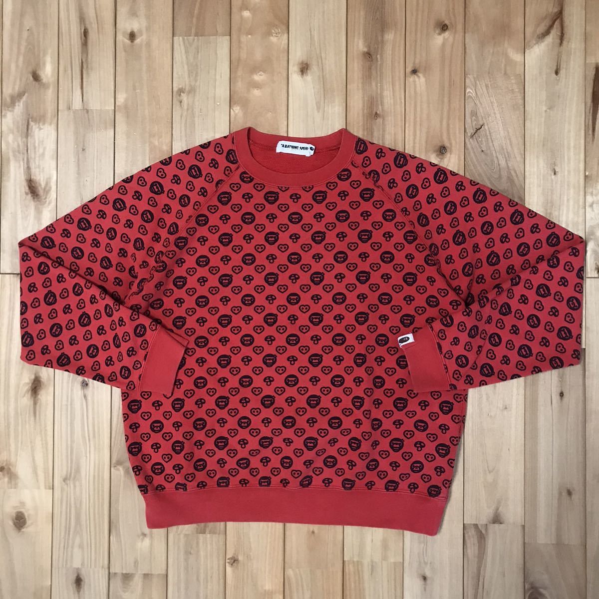 Bape BAPE Milo Monogram sweat shirt Size US S / EU 44-46 / 1 - 1 Thumbnail