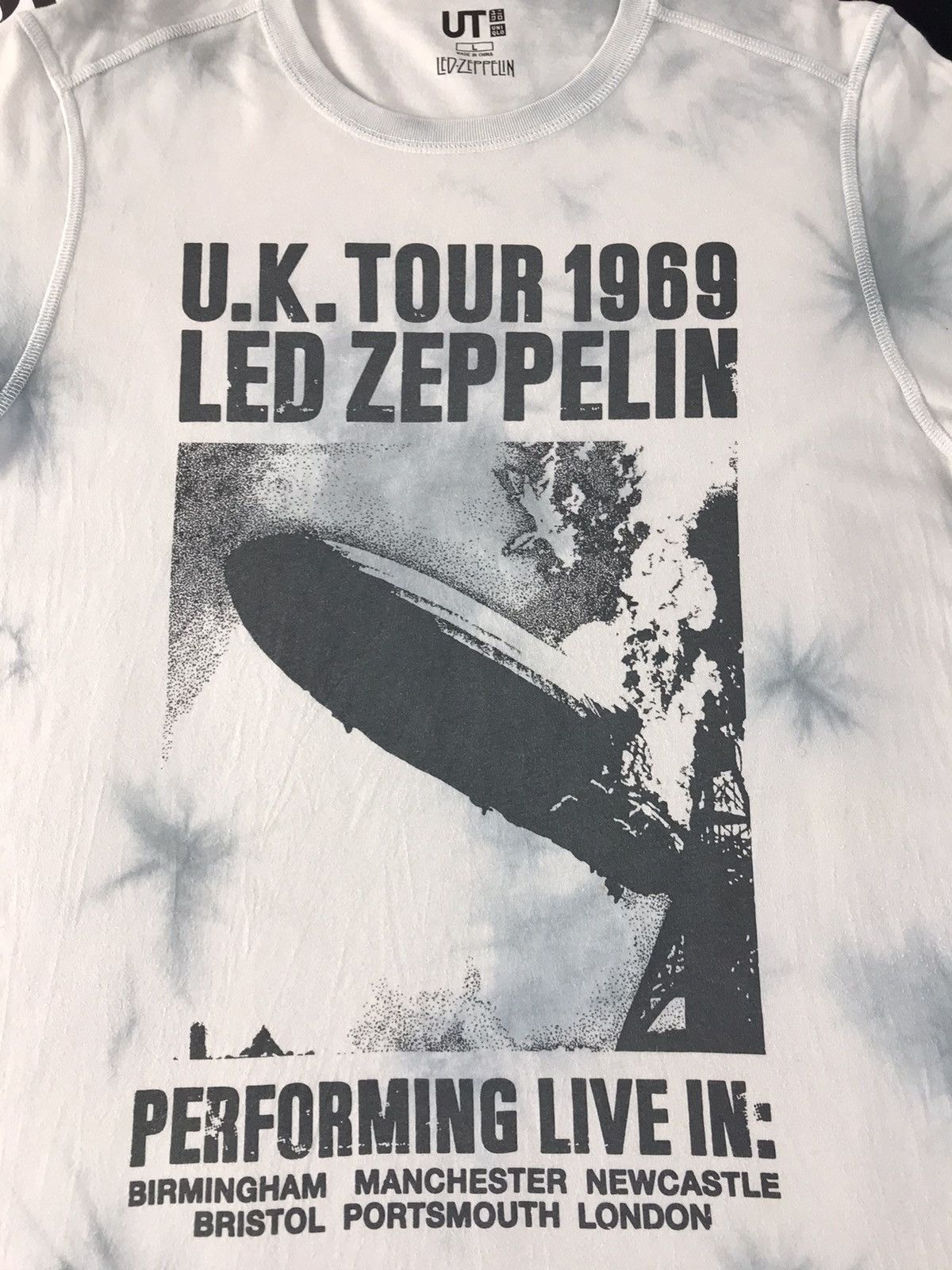 Band Tees × Led Zeppelin U.K Tour 1969 Led Zeppelin Cover Album Tee Size US M / EU 48-50 / 2 - 4 Thumbnail