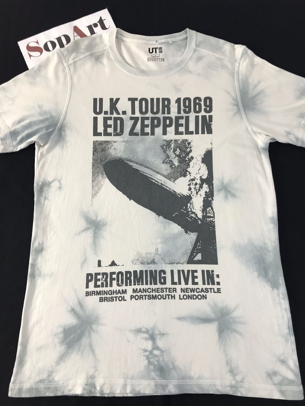 Band Tees × Led Zeppelin U.K Tour 1969 Led Zeppelin Cover Album Tee Size US M / EU 48-50 / 2 - 3 Thumbnail