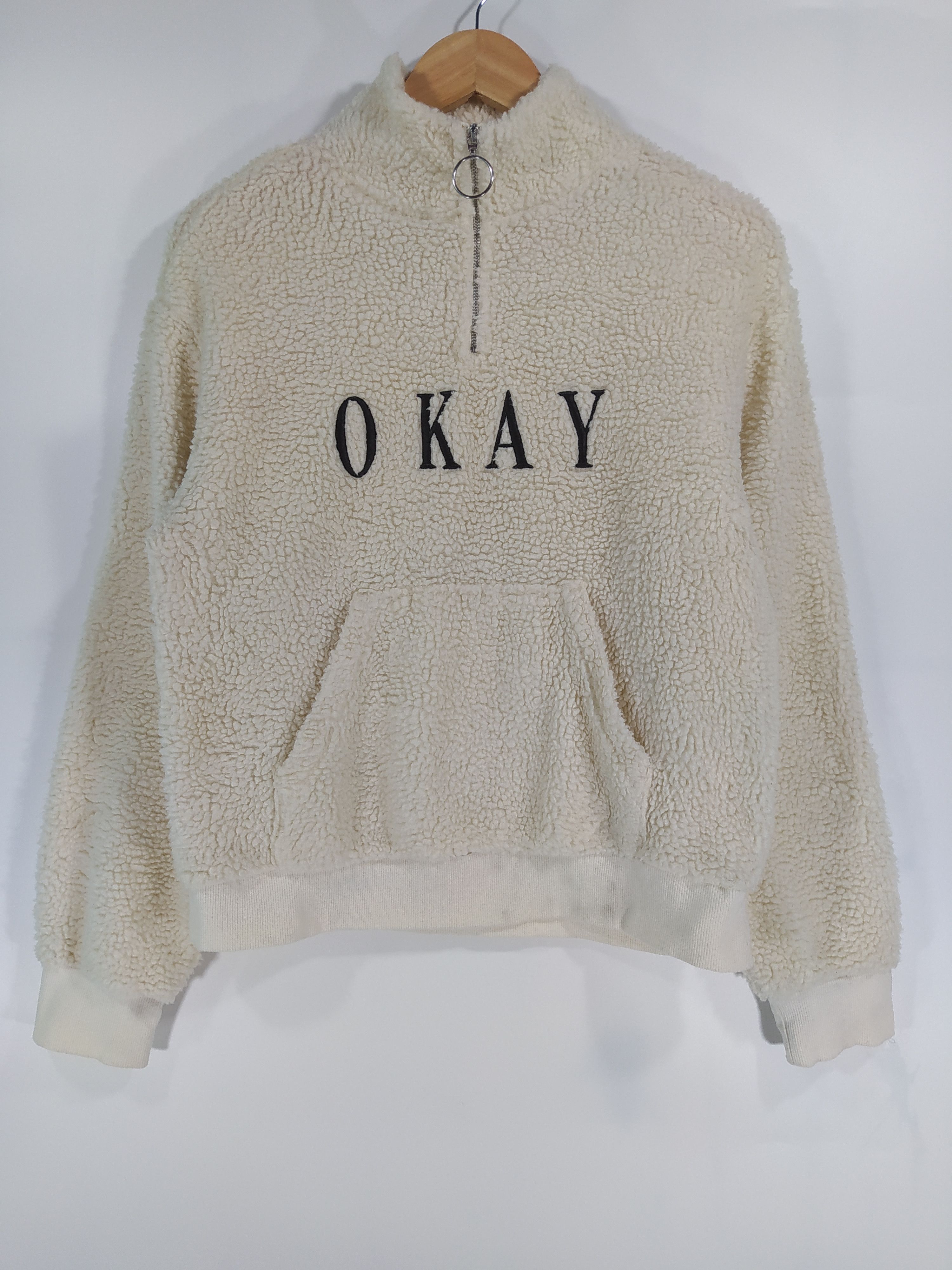 image of Divided H&m Sherpa Fleece in White, Men's (Size Small)