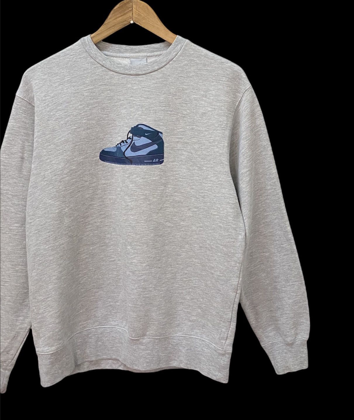 Nike 🔥VINTAGE NIKE AIR SWEATSHIRT AIR FORCE EMBROIDERY JUMPER Size US M / EU 48-50 / 2 - 4 Thumbnail