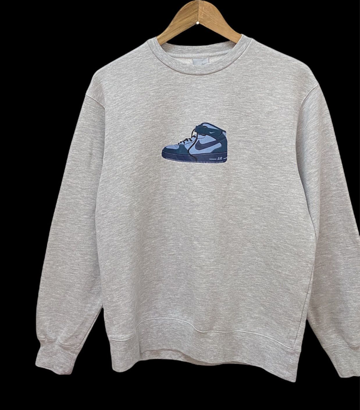 Nike 🔥VINTAGE NIKE AIR SWEATSHIRT AIR FORCE EMBROIDERY JUMPER Size US M / EU 48-50 / 2 - 3 Thumbnail