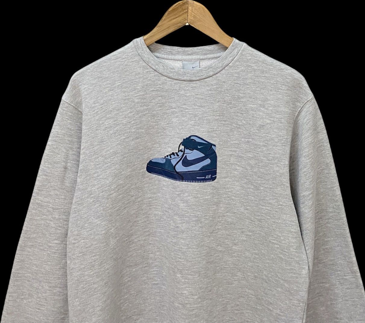 Nike 🔥VINTAGE NIKE AIR SWEATSHIRT AIR FORCE EMBROIDERY JUMPER Size US M / EU 48-50 / 2 - 2 Thumbnail