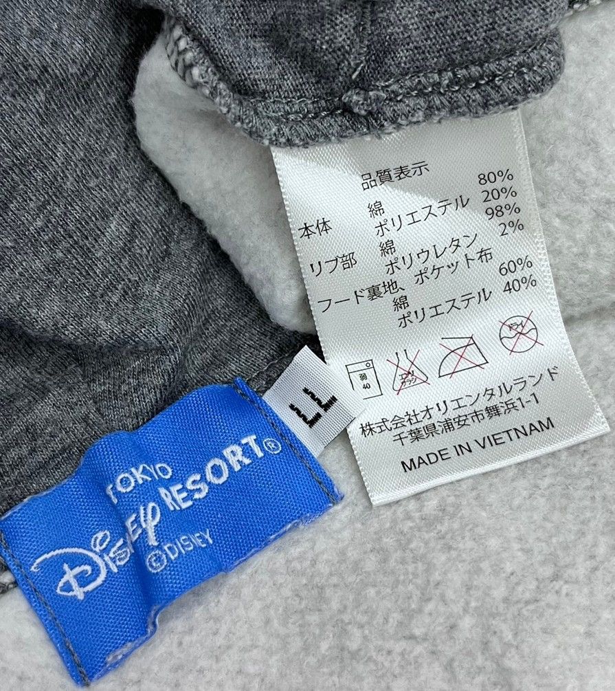 Disney × Mickey Mouse × Vintage VTG MICKEY MOUSE EARS HOODED ZIPPER SWEATSHIRT Size XL / US 12-14 / IT 48-50 - 7 Thumbnail