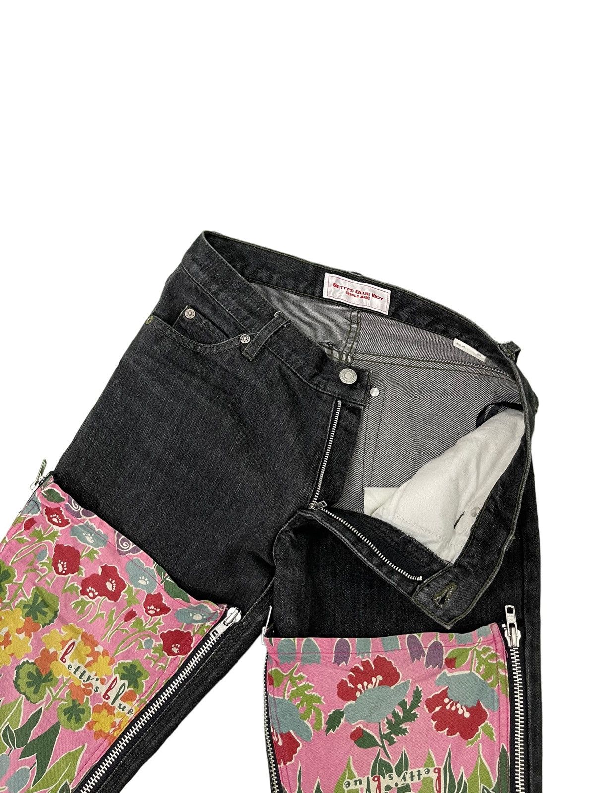 Japanese Brand Layered Zipped Jeans Betty’s Blue Shinji Abe Slim Denim 5🟦2 Size US 29 - 11 Thumbnail