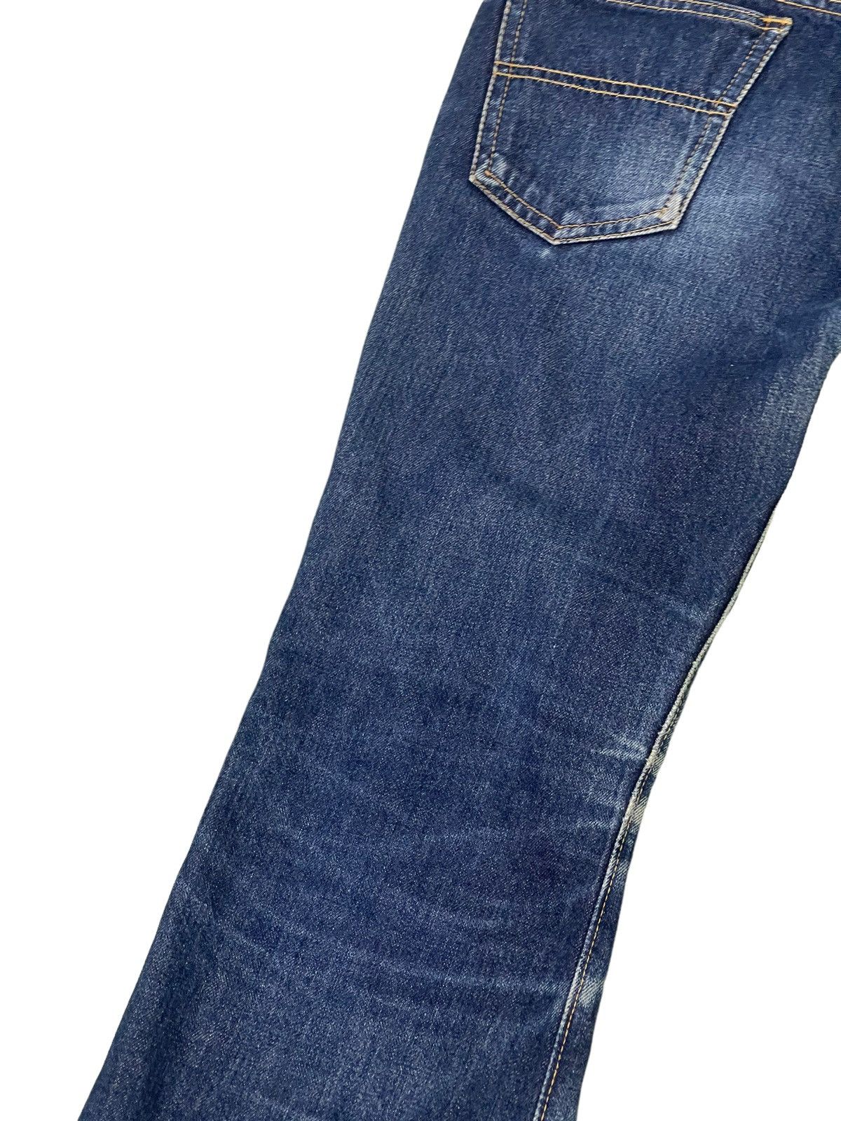 Japanese Brand Flare Jeans Vtg Big John Distress Denim Boot Cut 5🟦2 Size US 29 - 17 Thumbnail