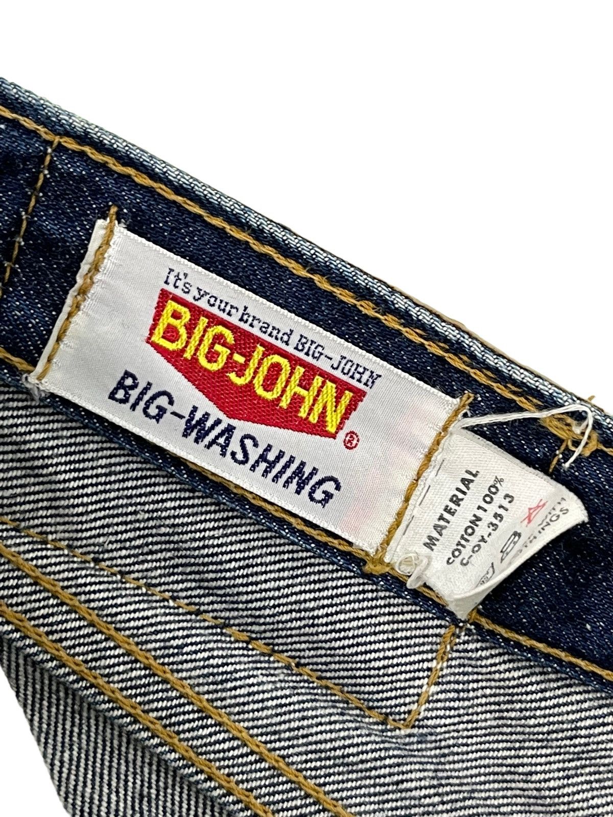 Japanese Brand Flare Jeans Vtg Big John Distress Denim Boot Cut 5🟦2 Size US 29 - 11 Thumbnail