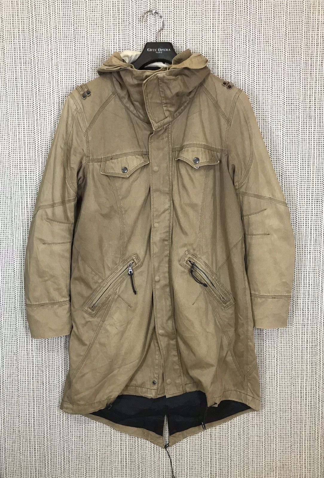 image of Stealsvintage Ppfm Parka Wide Collar Inner Navajo Very in Brown, Men's (Size Large)