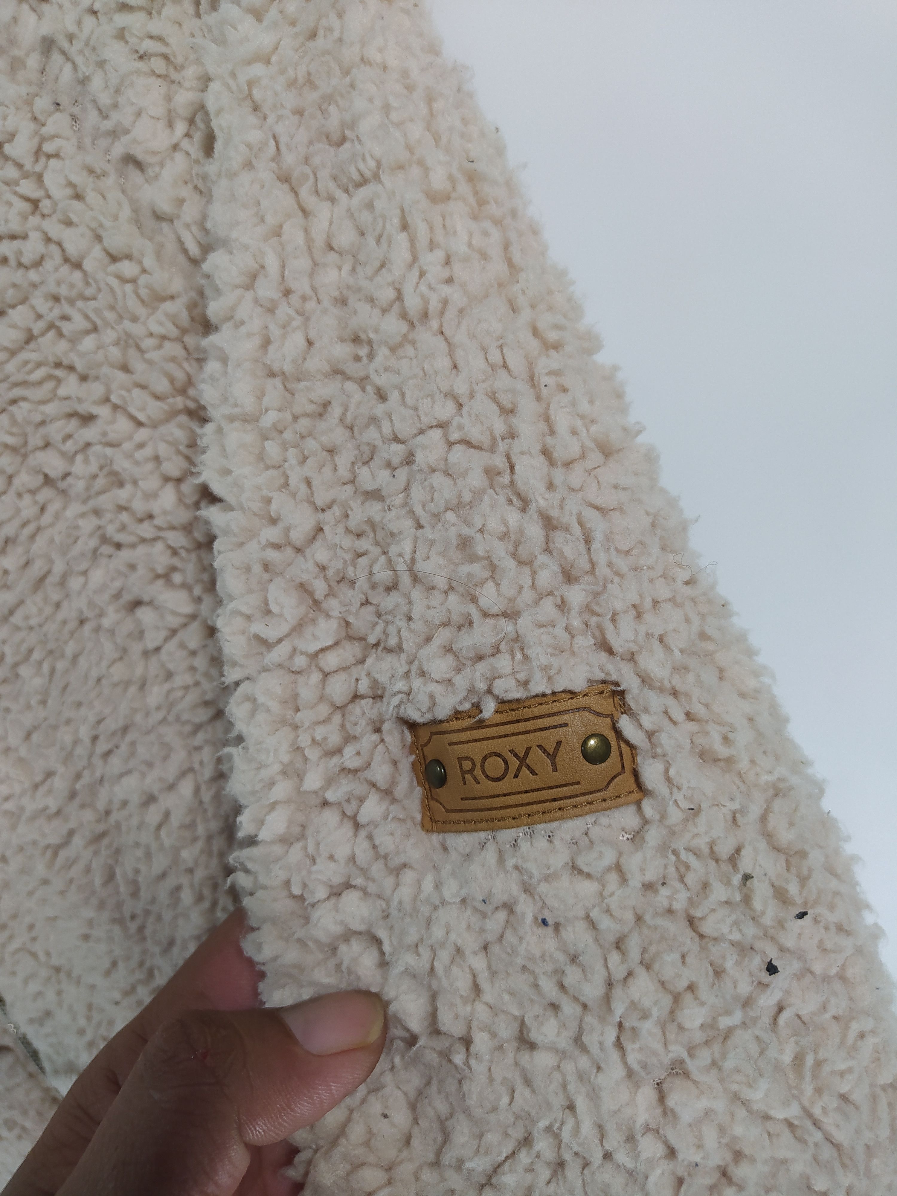Japanese Brand × Vintage Vintage Roxy Fleece Sherpa Hoodie Size US M / EU 48-50 / 2 - 6 Thumbnail