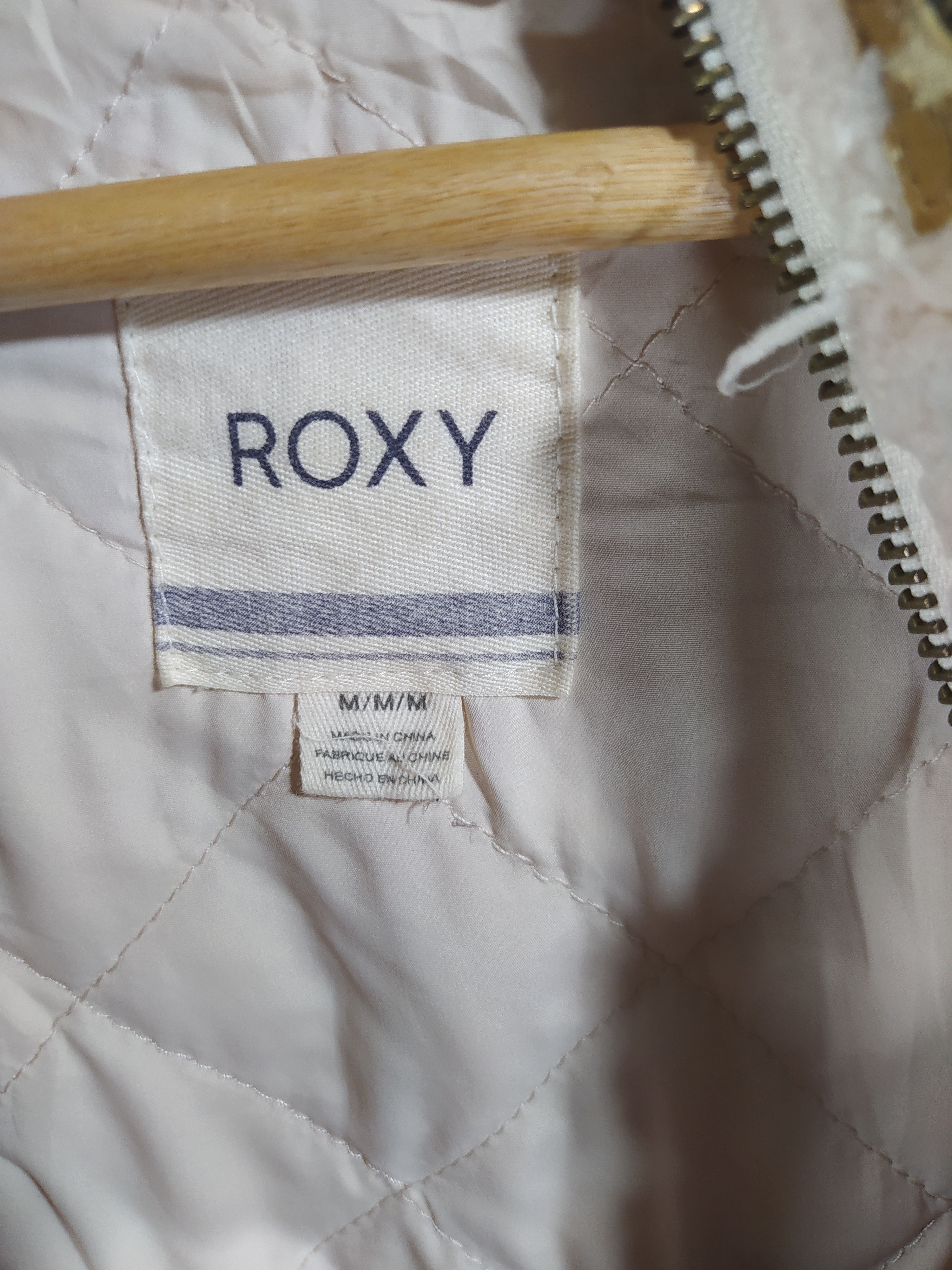 Japanese Brand × Vintage Vintage Roxy Fleece Sherpa Hoodie Size US M / EU 48-50 / 2 - 8 Thumbnail