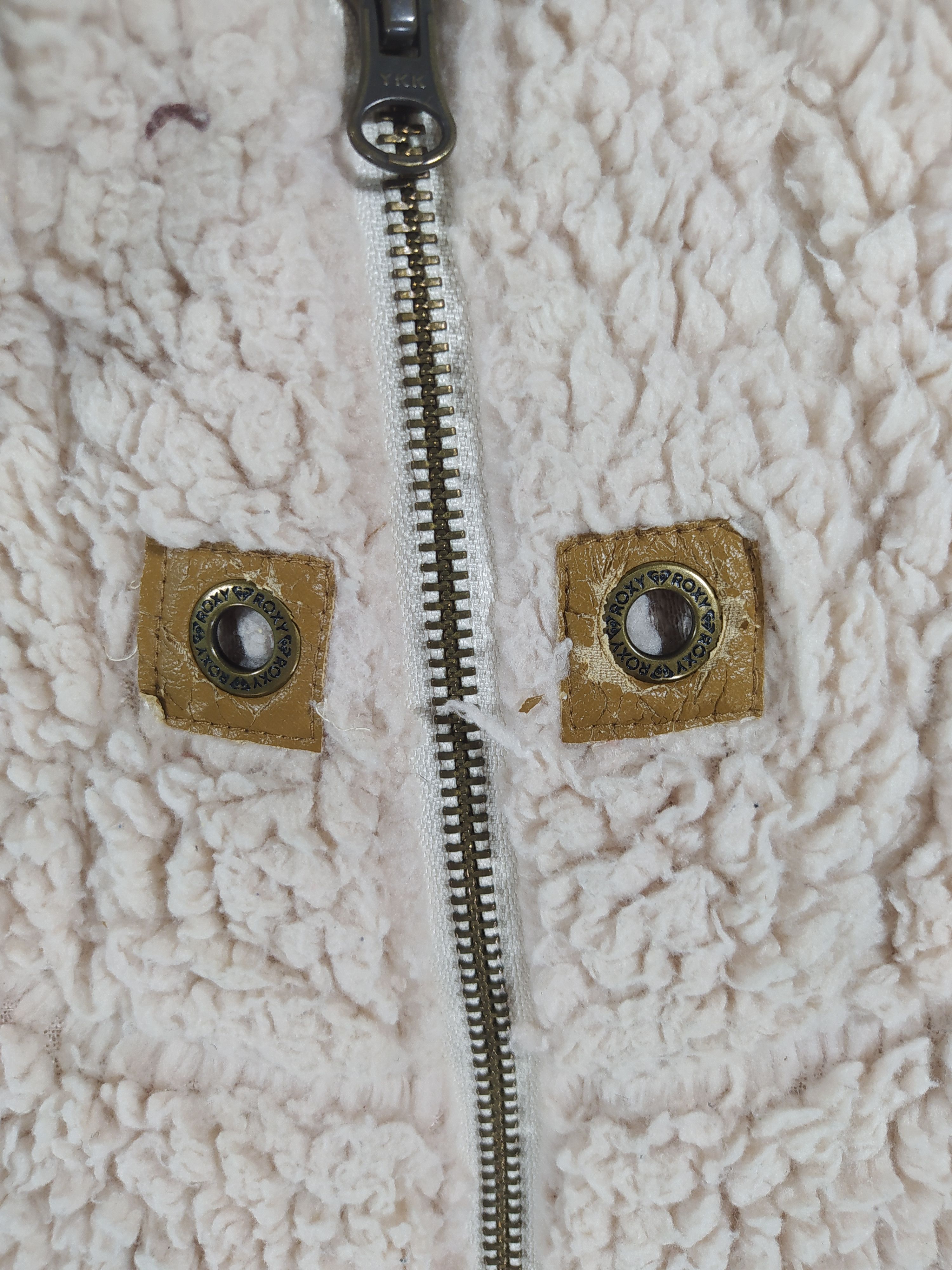 Japanese Brand × Vintage Vintage Roxy Fleece Sherpa Hoodie Size US M / EU 48-50 / 2 - 7 Thumbnail
