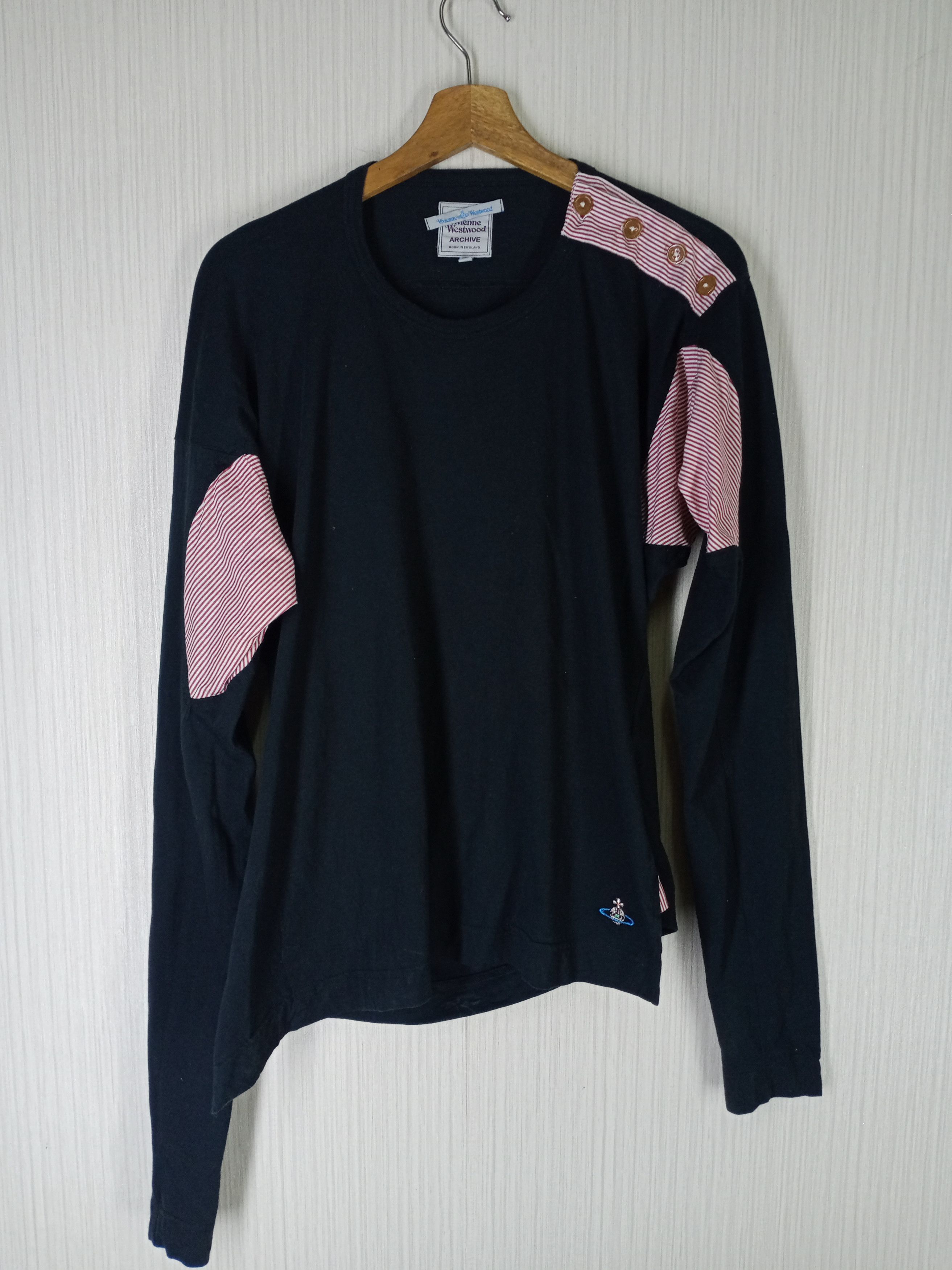Vivienne Westwood Rare Vivienne Westwood Nice Design Long Sleeve Tshirt Size S / US 4 / IT 40 - 1 Thumbnail