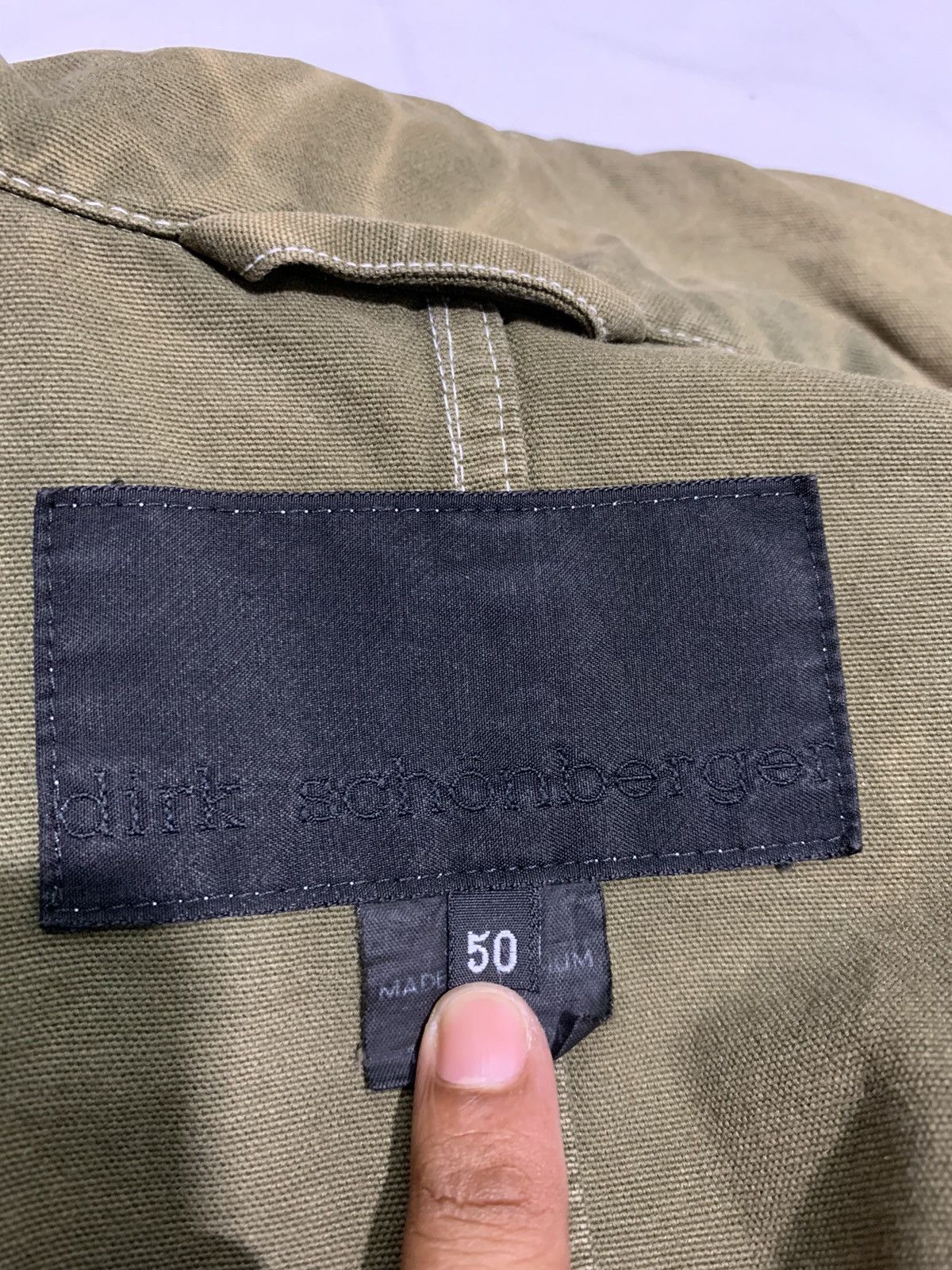 Dirk Bikkembergs × Dirk Schonberger 🔥DIRK SCHÖNBERGER MILITARY STYLE JACKETS Size US M / EU 48-50 / 2 - 9 Thumbnail