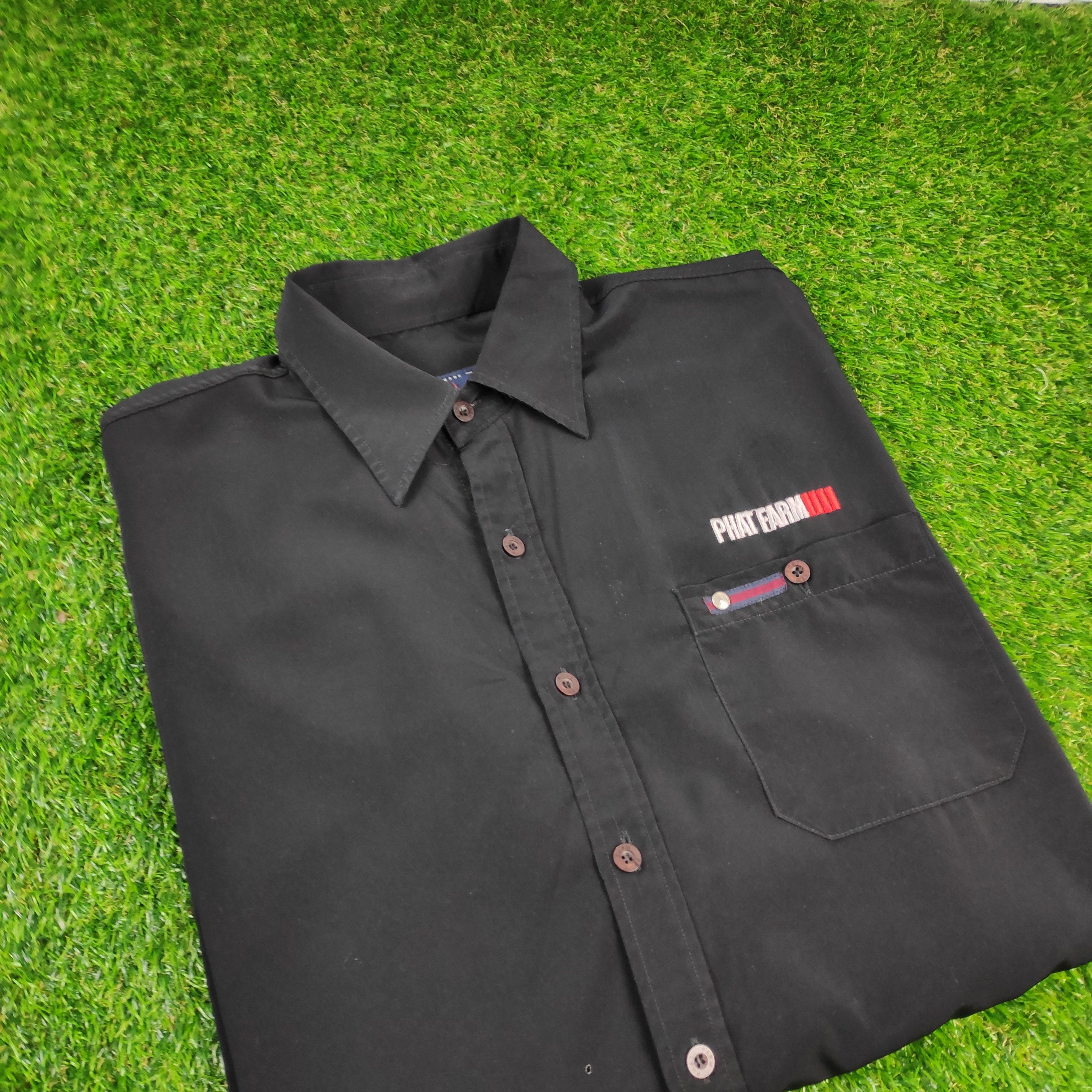 Phat Farm Vintage Phat Farm Ralliart Logo Oversized Button Up Shirt Size US XL / EU 56 / 4 - 4 Thumbnail