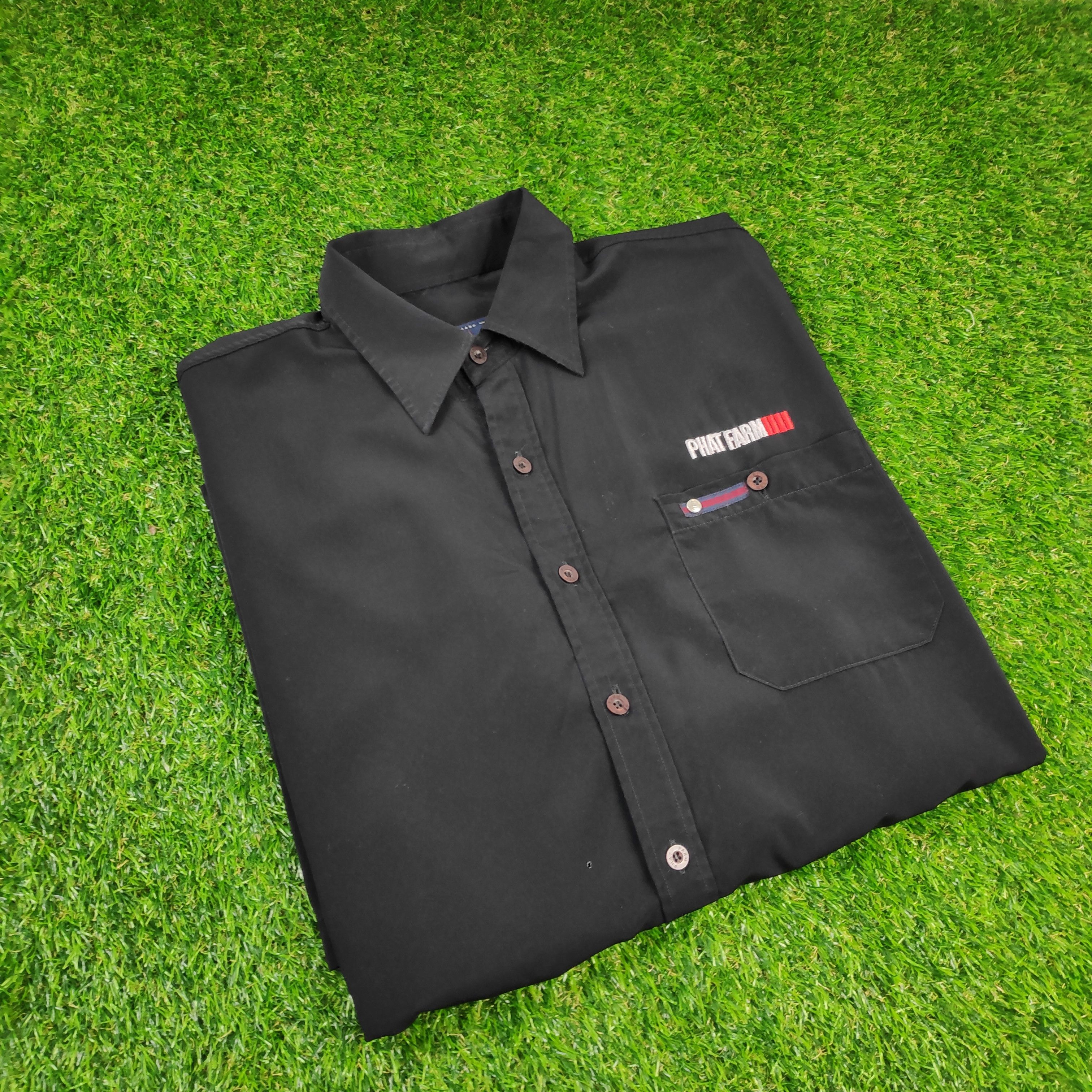 Phat Farm Vintage Phat Farm Ralliart Logo Oversized Button Up Shirt Size US XL / EU 56 / 4 - 2 Thumbnail