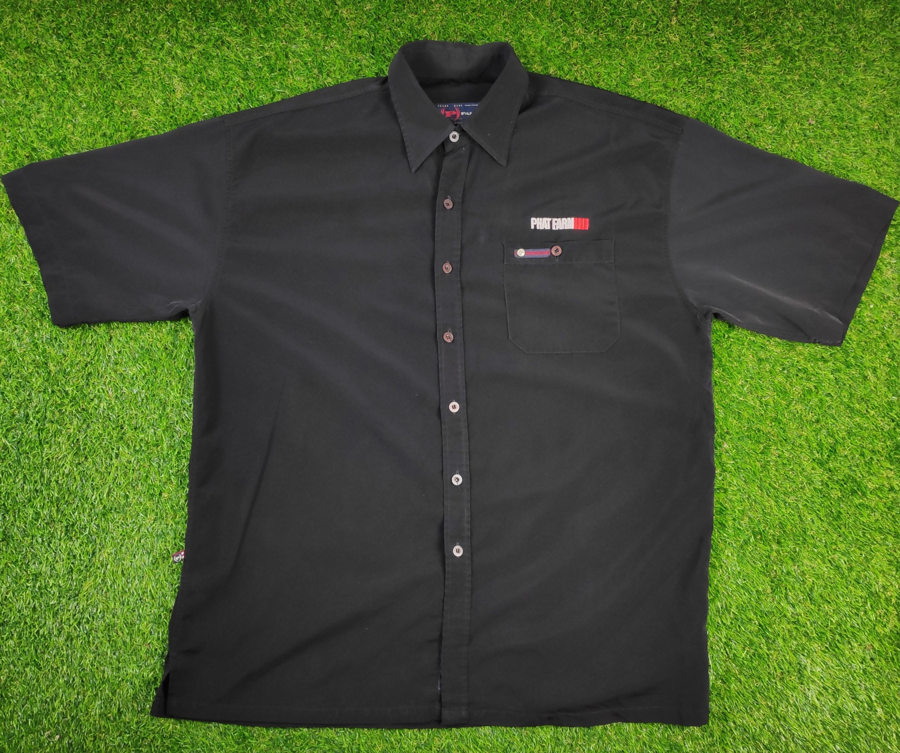 Phat Farm Vintage Phat Farm Ralliart Logo Oversized Button Up Shirt Size US XL / EU 56 / 4 - 1 Thumbnail