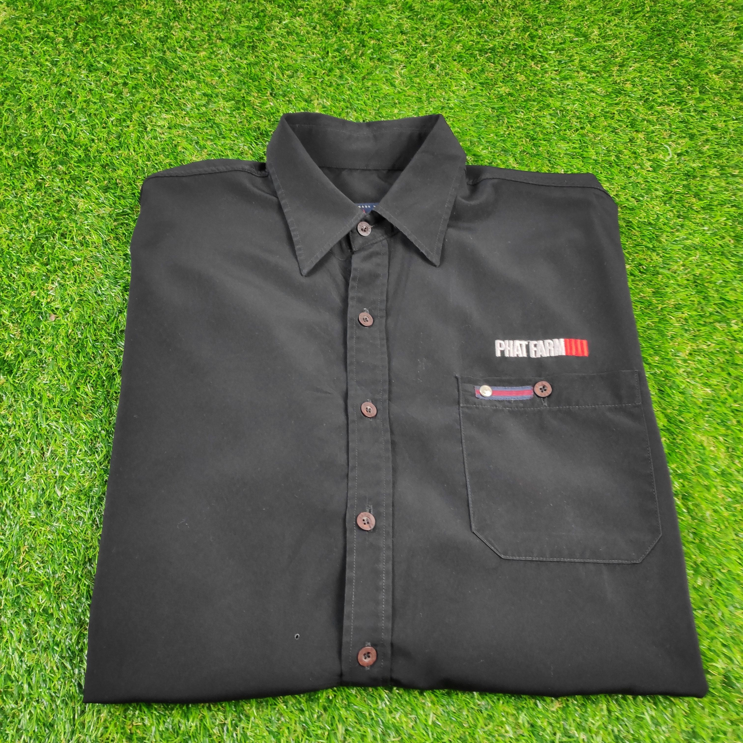 Phat Farm Vintage Phat Farm Ralliart Logo Oversized Button Up Shirt Size US XL / EU 56 / 4 - 6 Thumbnail