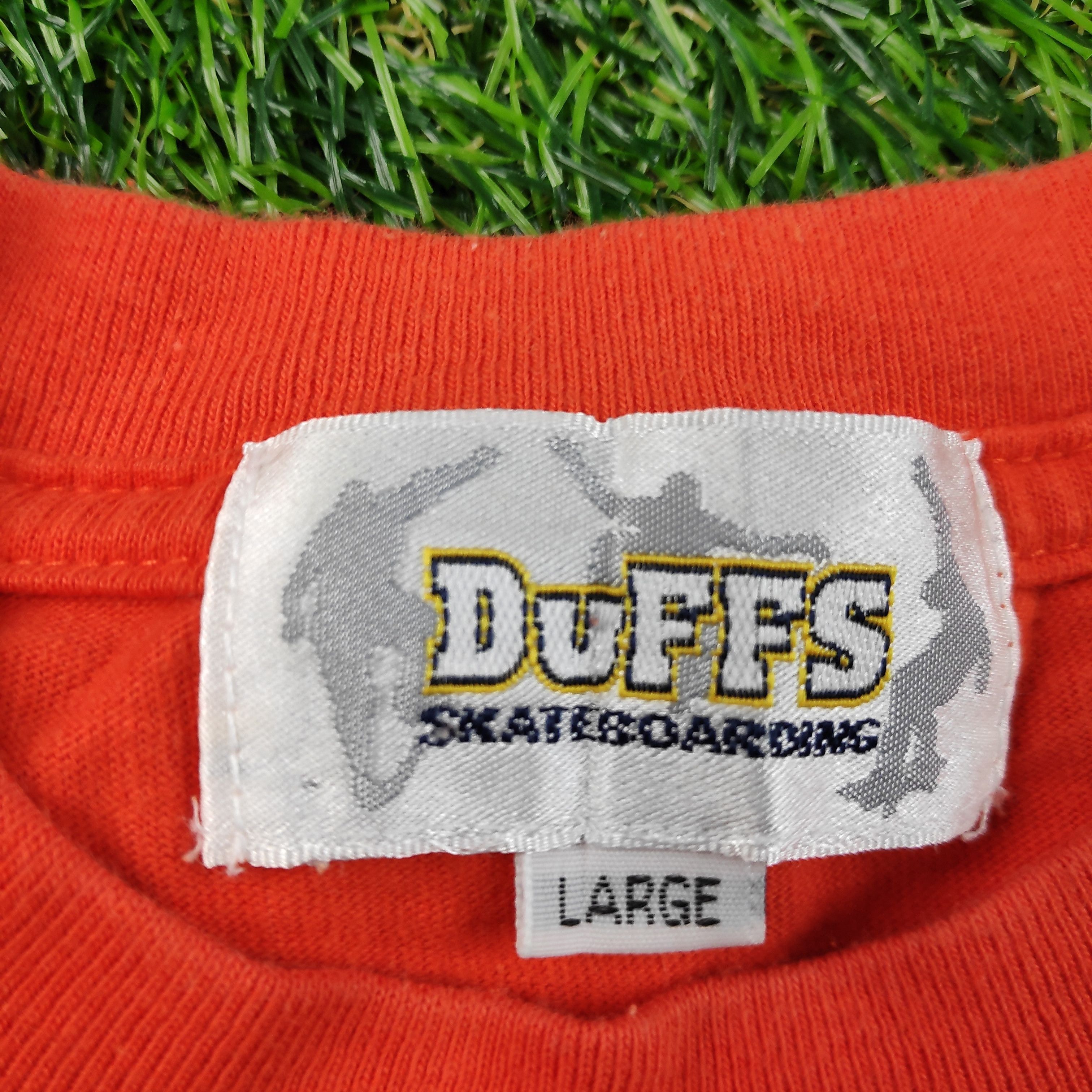Vintage Vtg Duffs Skateboards Logo Skate Tee Size US M / EU 48-50 / 2 - 5 Thumbnail