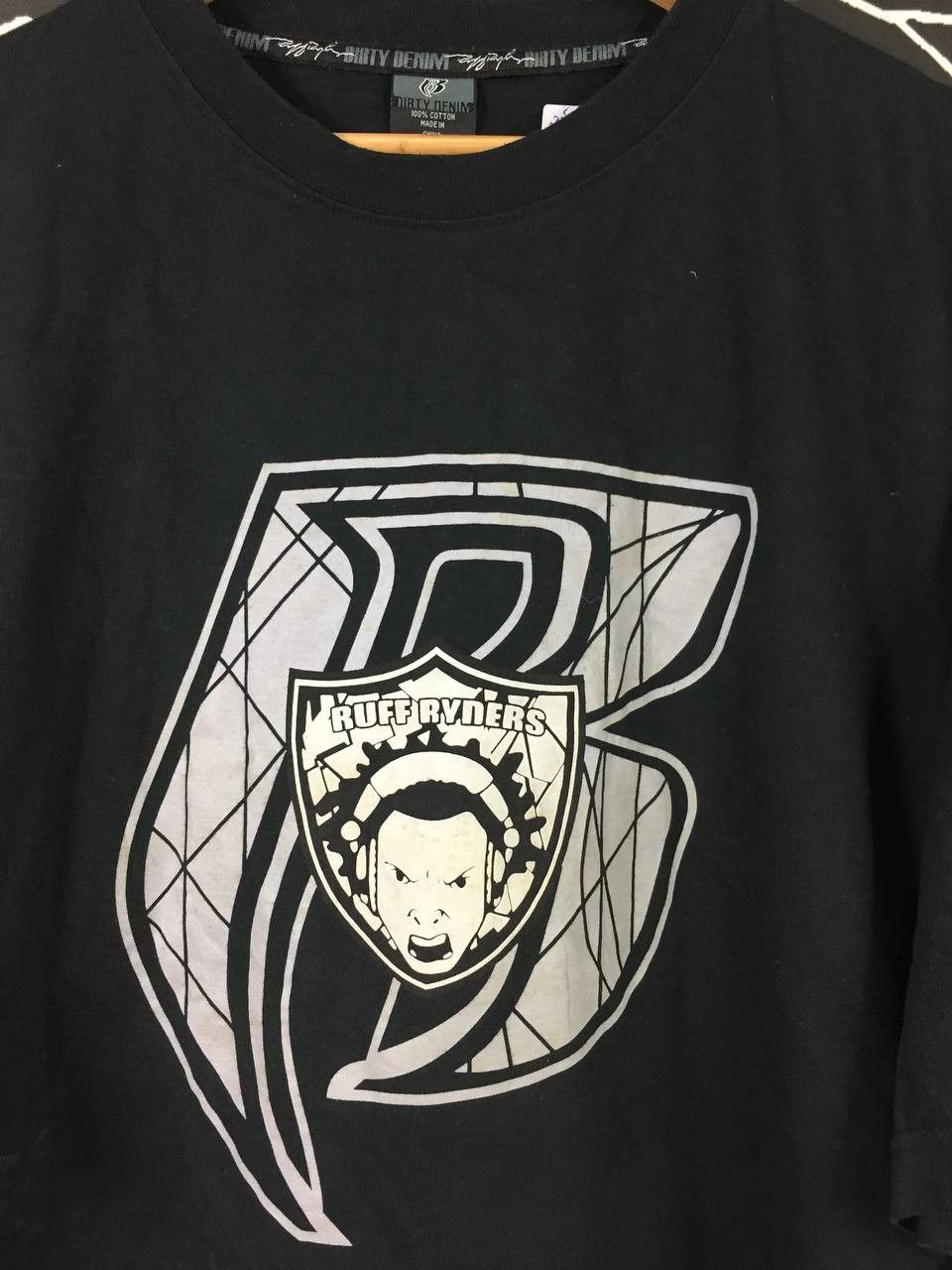 Rap Tees Vtg 90s Ruff Ryders Dirty Denim DMX Tupac Raptees Size US XXL / EU 58 / 5 - 4 Thumbnail