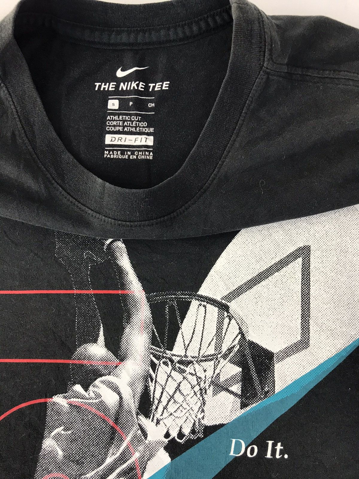 Jordan Brand × Nike Nike Dri-Fit Just Do It Basketball Air Jordan Big Screen Tee Size US S / EU 44-46 / 1 - 4 Thumbnail