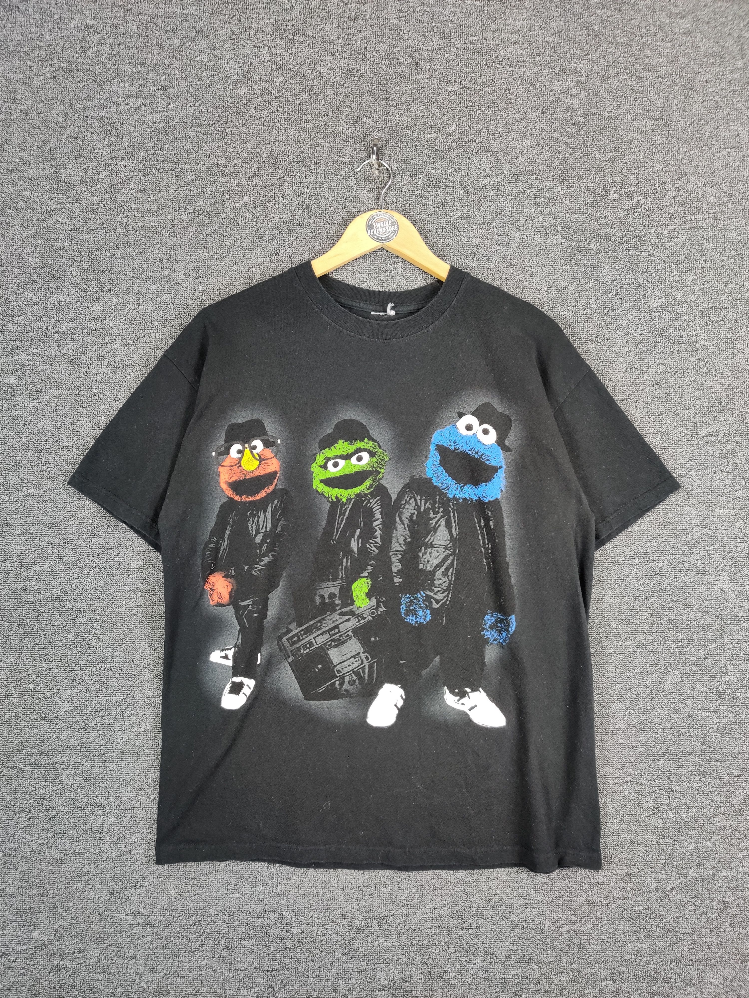 Cartoon Network Vintage Sesame Street Cartoon Movie Tee Tshirt Size US L / EU 52-54 / 3 - 1 Thumbnail