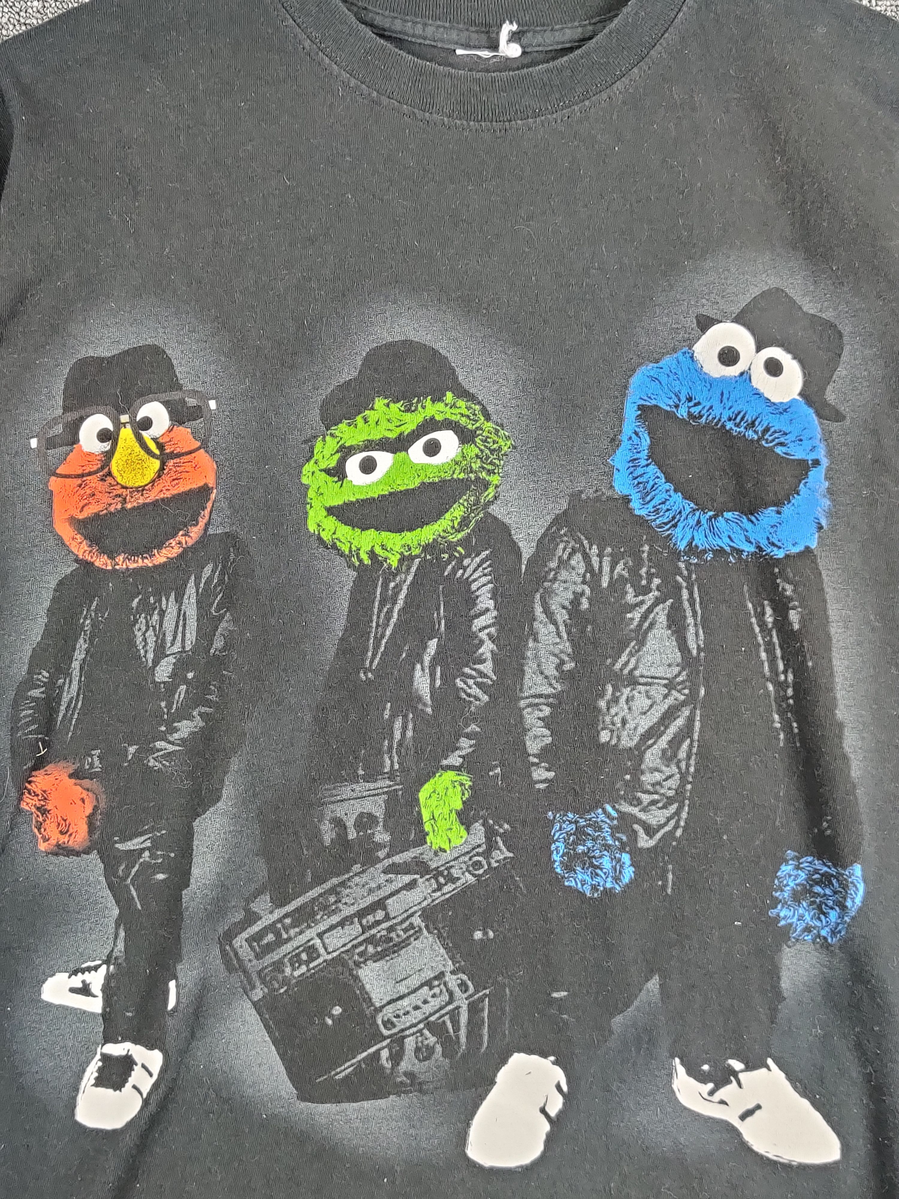 Cartoon Network Vintage Sesame Street Cartoon Movie Tee Tshirt Size US L / EU 52-54 / 3 - 4 Thumbnail