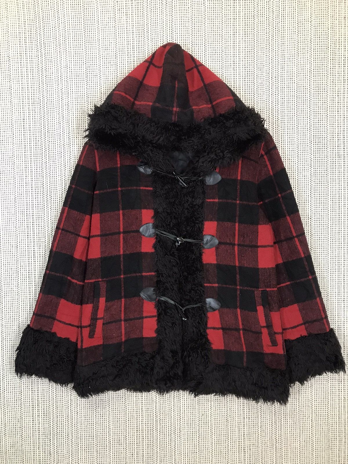 If Six Was Nine × Japanese Brand × Seditionaries ‼️HELL CAT PUNKS FUR TARTAN PLAID JACKET NICE DESIGN‼️ Size US M / EU 48-50 / 2 - 1 Thumbnail