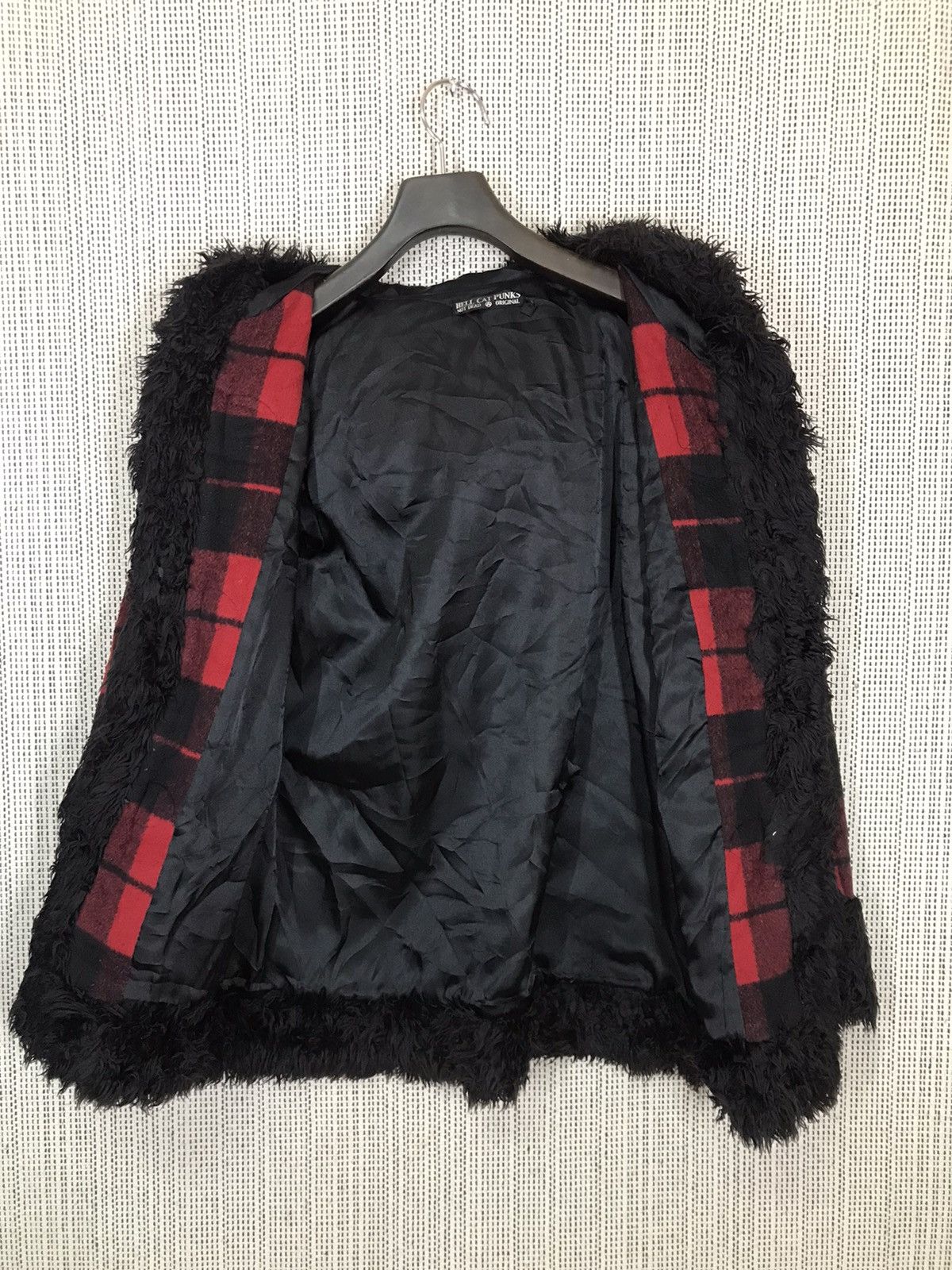 If Six Was Nine × Japanese Brand × Seditionaries ‼️HELL CAT PUNKS FUR TARTAN PLAID JACKET NICE DESIGN‼️ Size US M / EU 48-50 / 2 - 3 Thumbnail