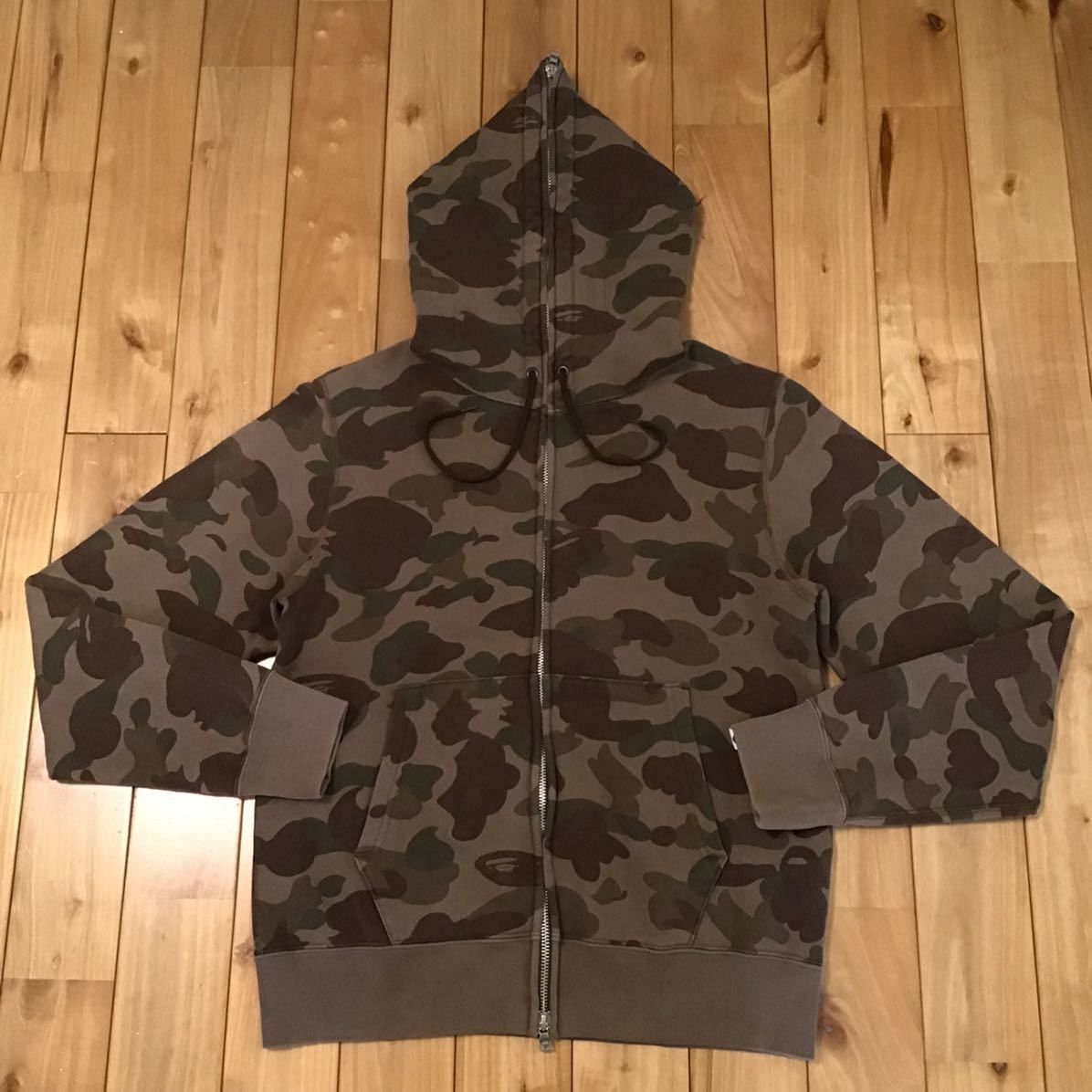 Bape × Nigo BAPE 1st camo brown Full zip hoodie a bathing ape NIGO Size US S / EU 44-46 / 1 - 1 Thumbnail