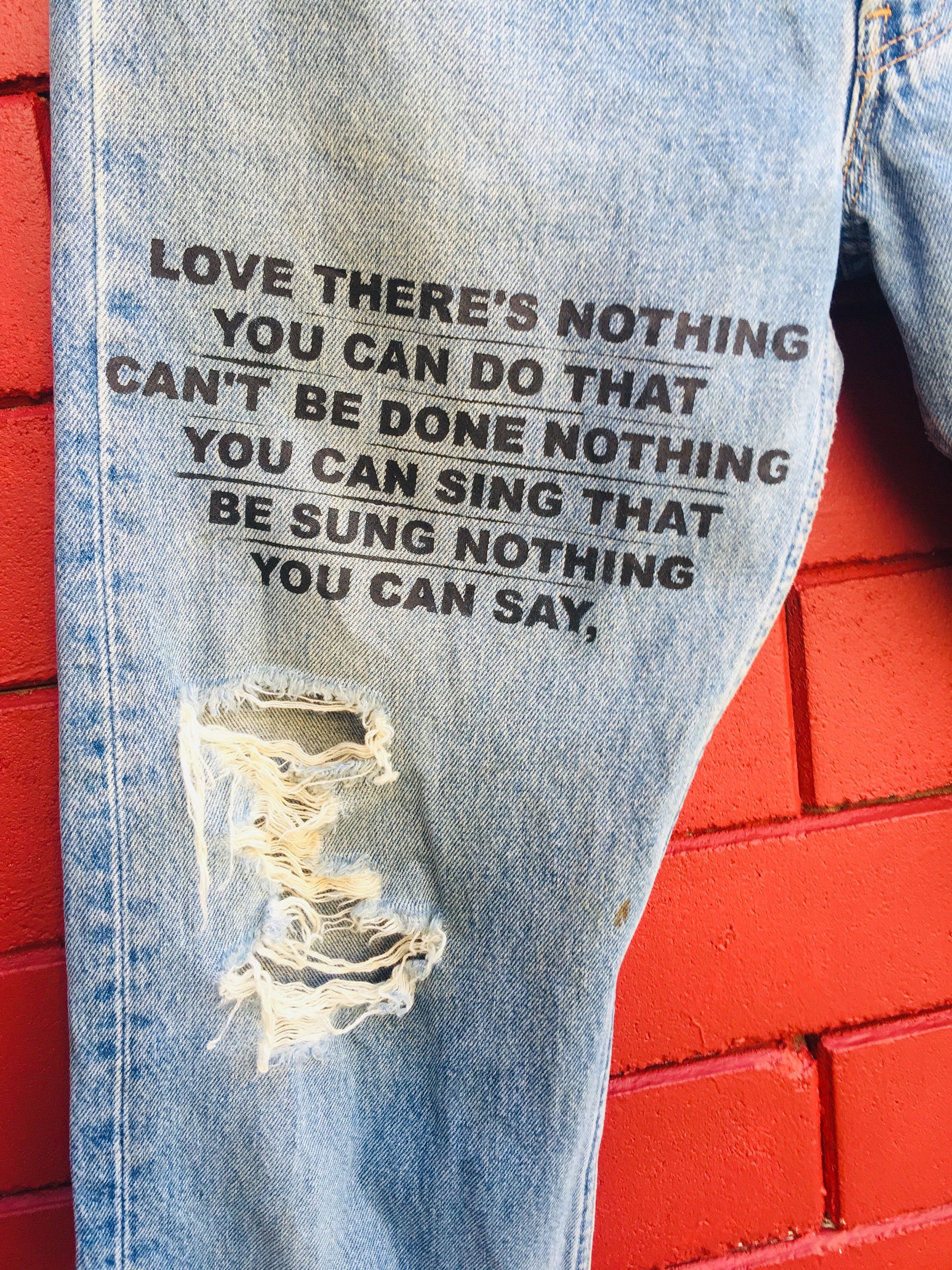 Japanese Brand × Levi's Vintage Clothing Vintage Levis 90s Distressed Travis Scott Fashion Style Size US 30 / EU 46 - 5 Thumbnail