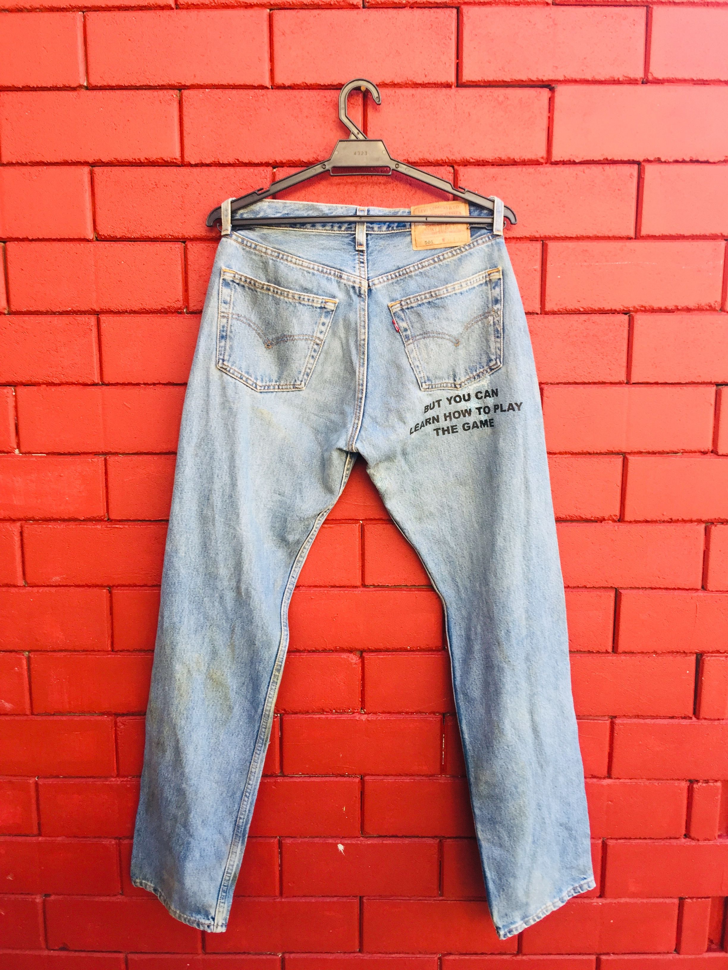 Japanese Brand × Levi's Vintage Clothing Vintage Levis 90s Distressed Travis Scott Fashion Style Size US 30 / EU 46 - 2 Thumbnail