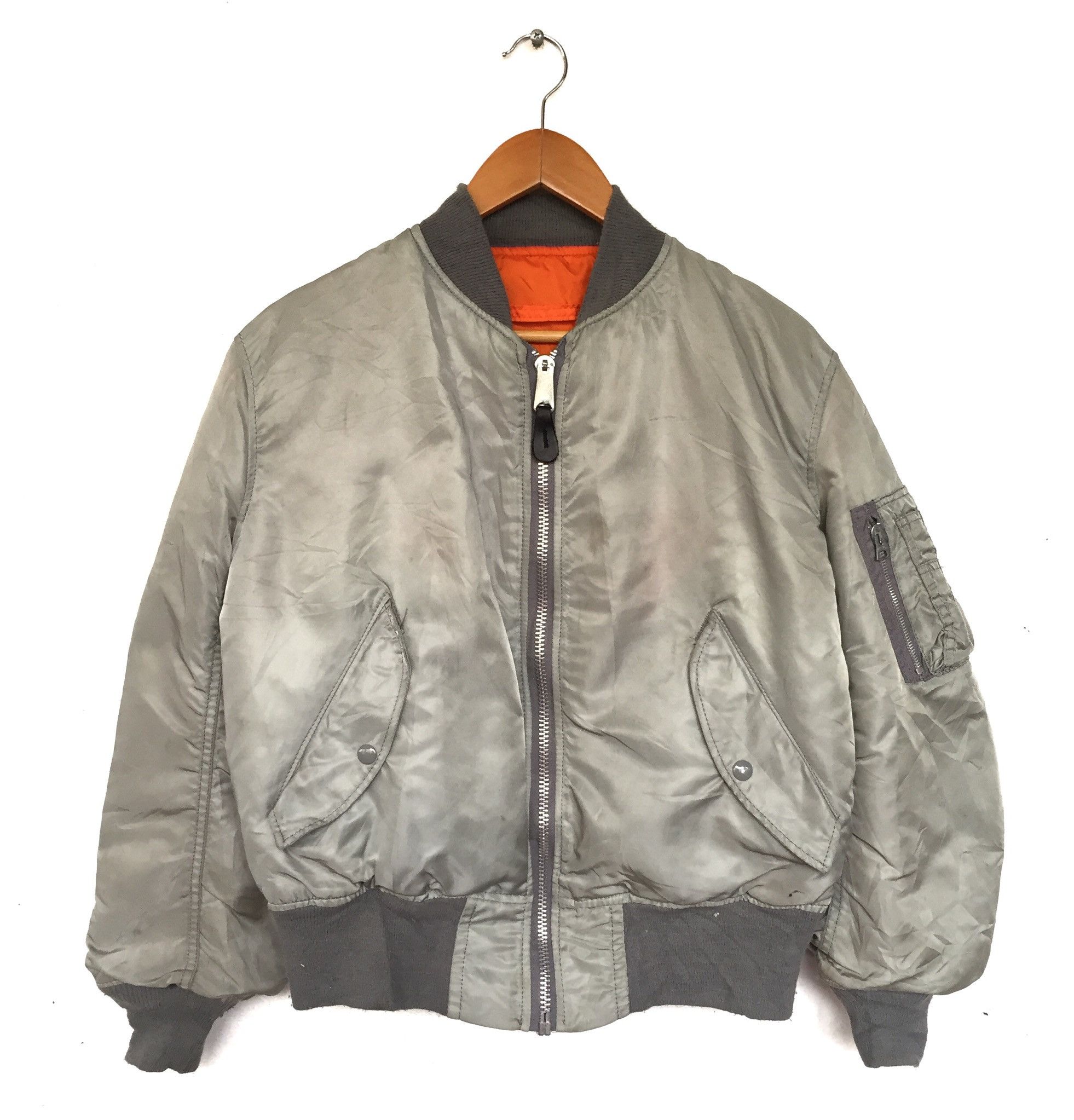 Alpha Industries TACTICAL MA-1 REVERSIBLE FLIGHT JACKET Size US S / EU 44-46 / 1 - 1 Thumbnail
