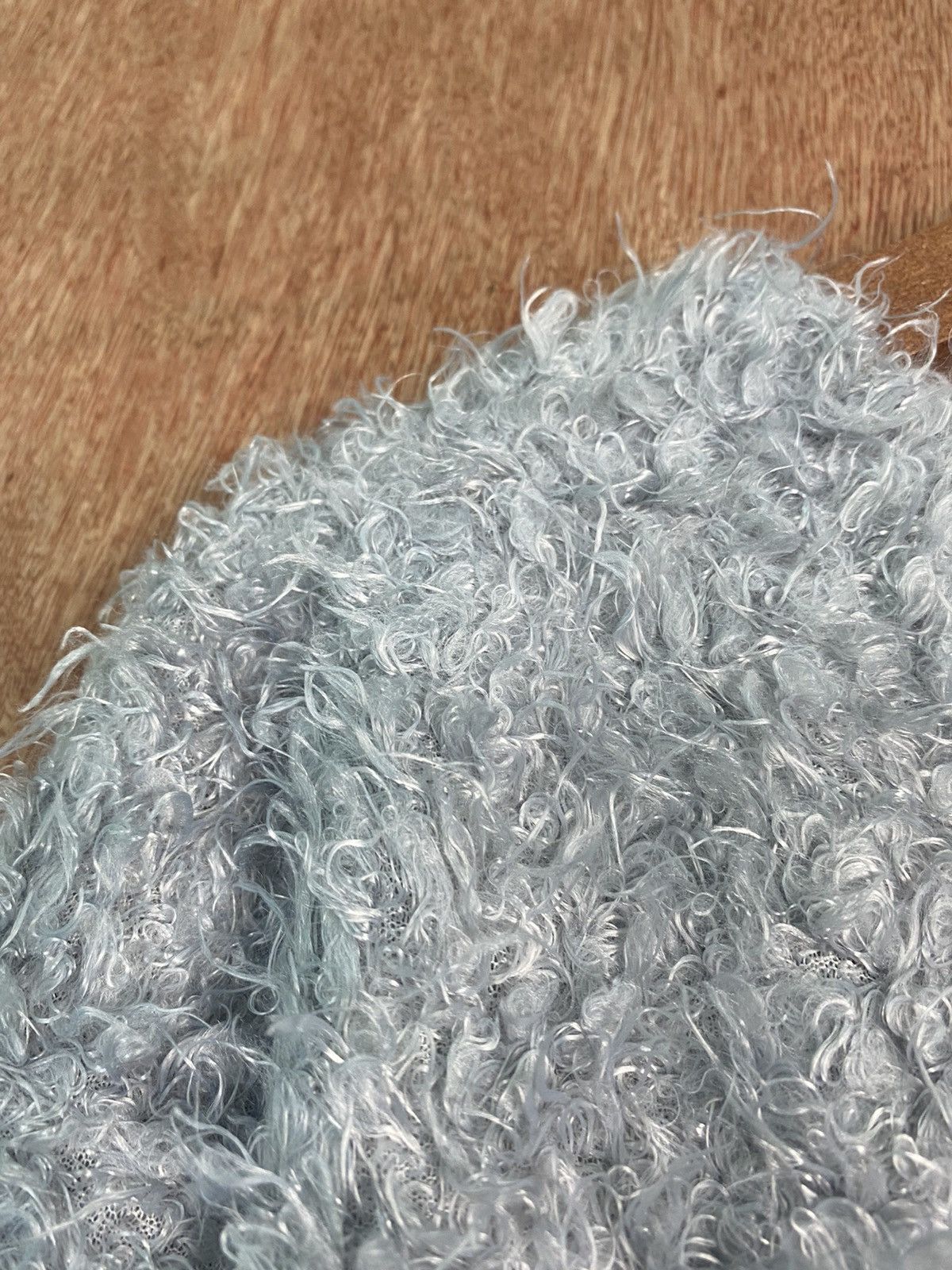 Homespun Knitwear × Japanese Brand DL Dreamy Minx Grey Shag Shaggy Fur Mohair Knitwear #B628 Size S / US 4 / IT 40 - 5 Thumbnail