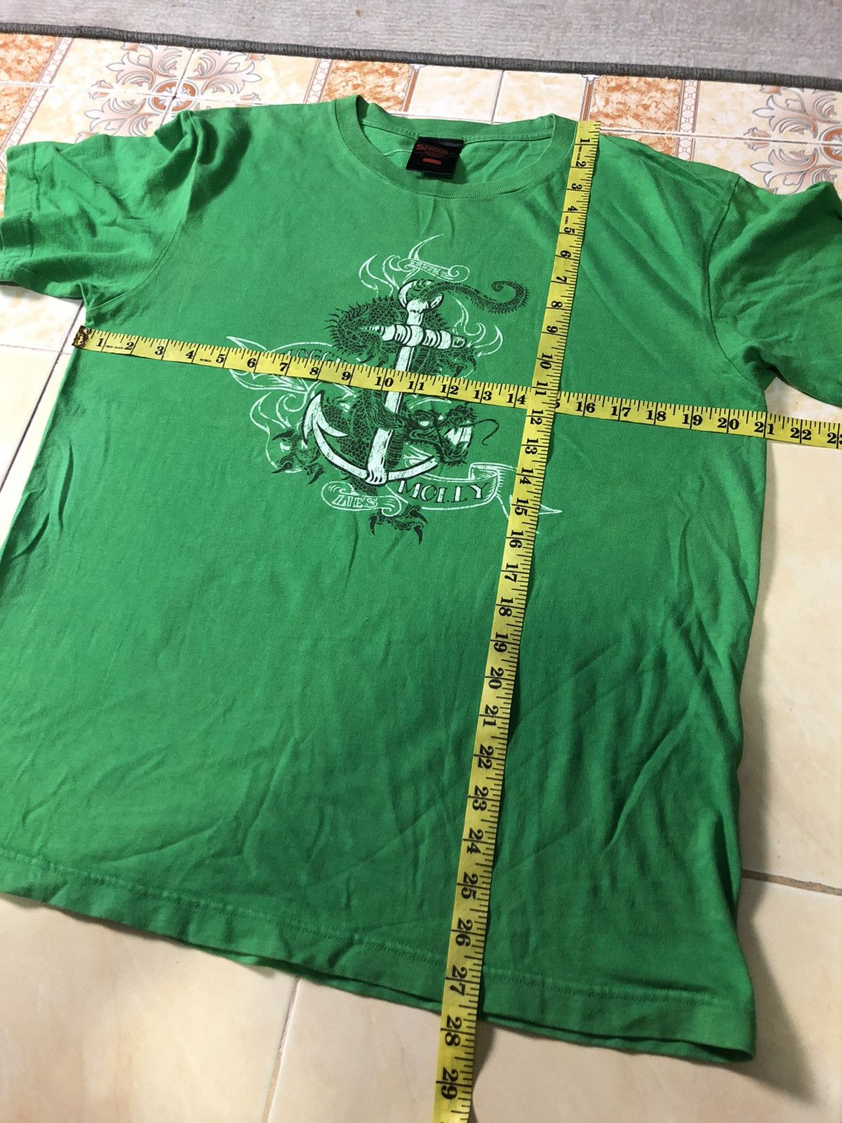 Band Tees × Vintage VINTAGE Flogging Molly Irish-American Celtic punk BAND SHIRT Size US L / EU 52-54 / 3 - 6 Thumbnail