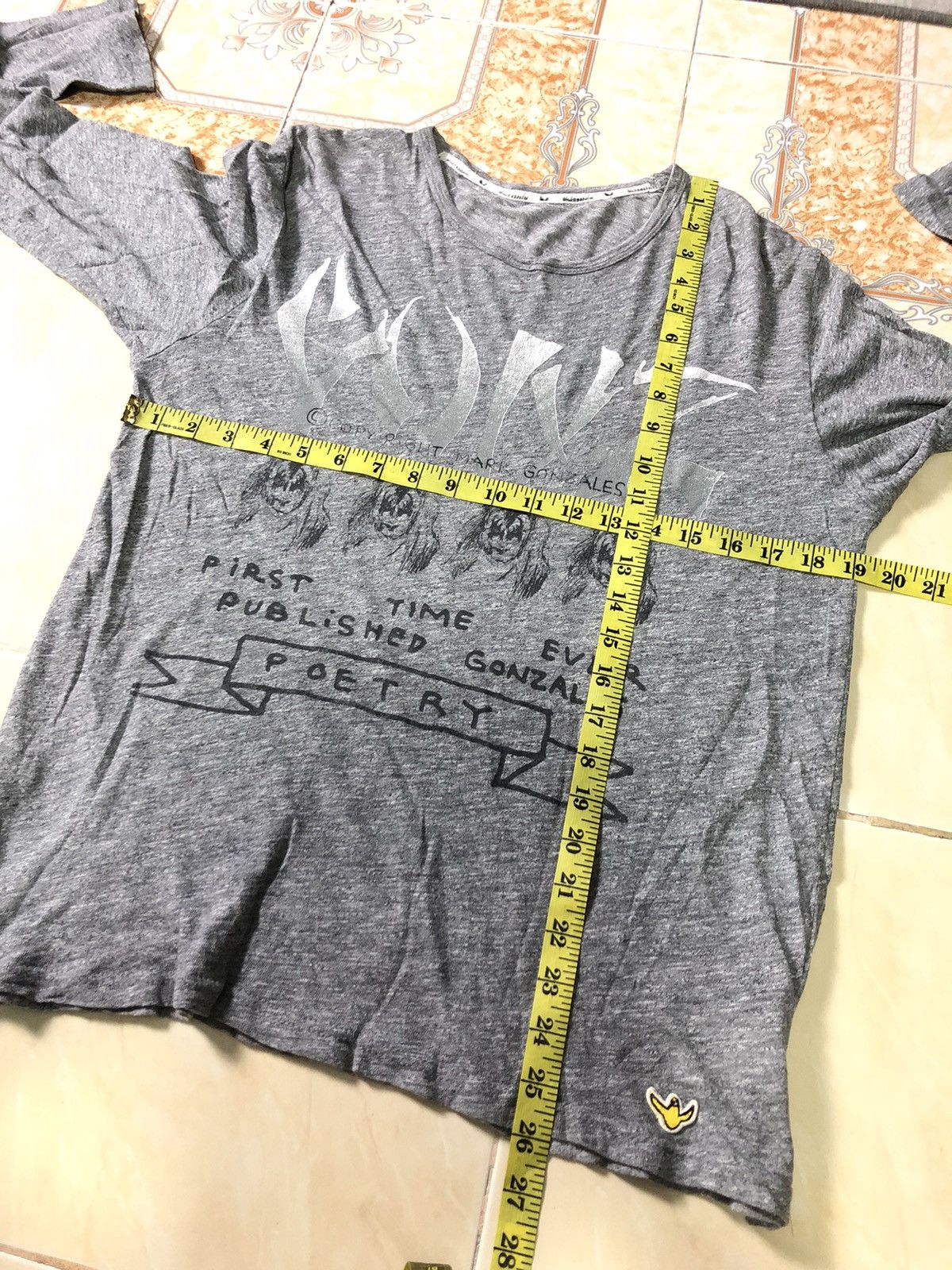Other VINTAGE MARK GONZALES POETRY KISS ART PARODY LONG SLEEVE Size US M / EU 48-50 / 2 - 9 Thumbnail