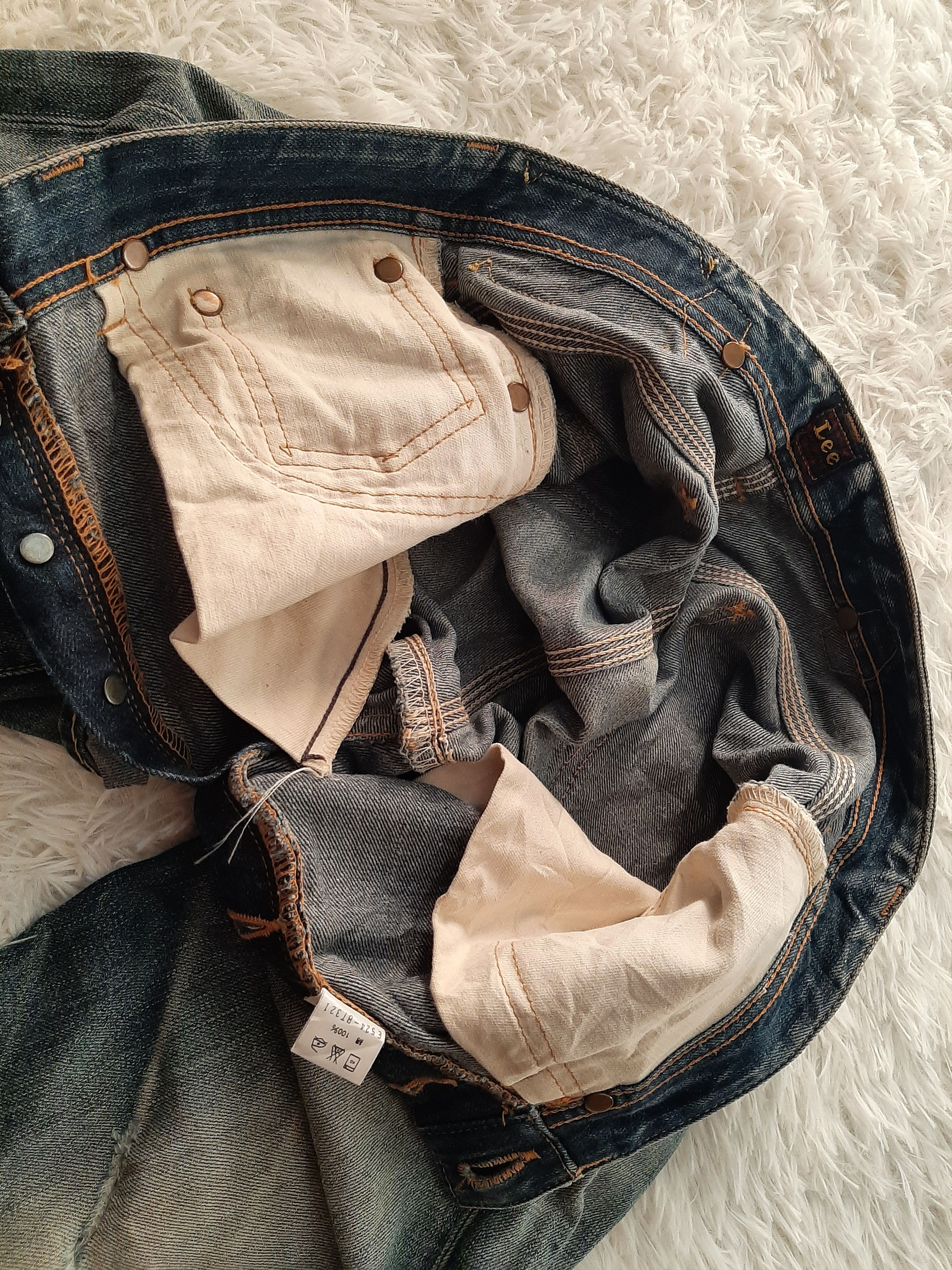 Lee × Vintage RARE VINTAGE 80s LEE COWBOY SELVAGE BUCKLE BACK DISTRESED Size US 29 - 16 Thumbnail