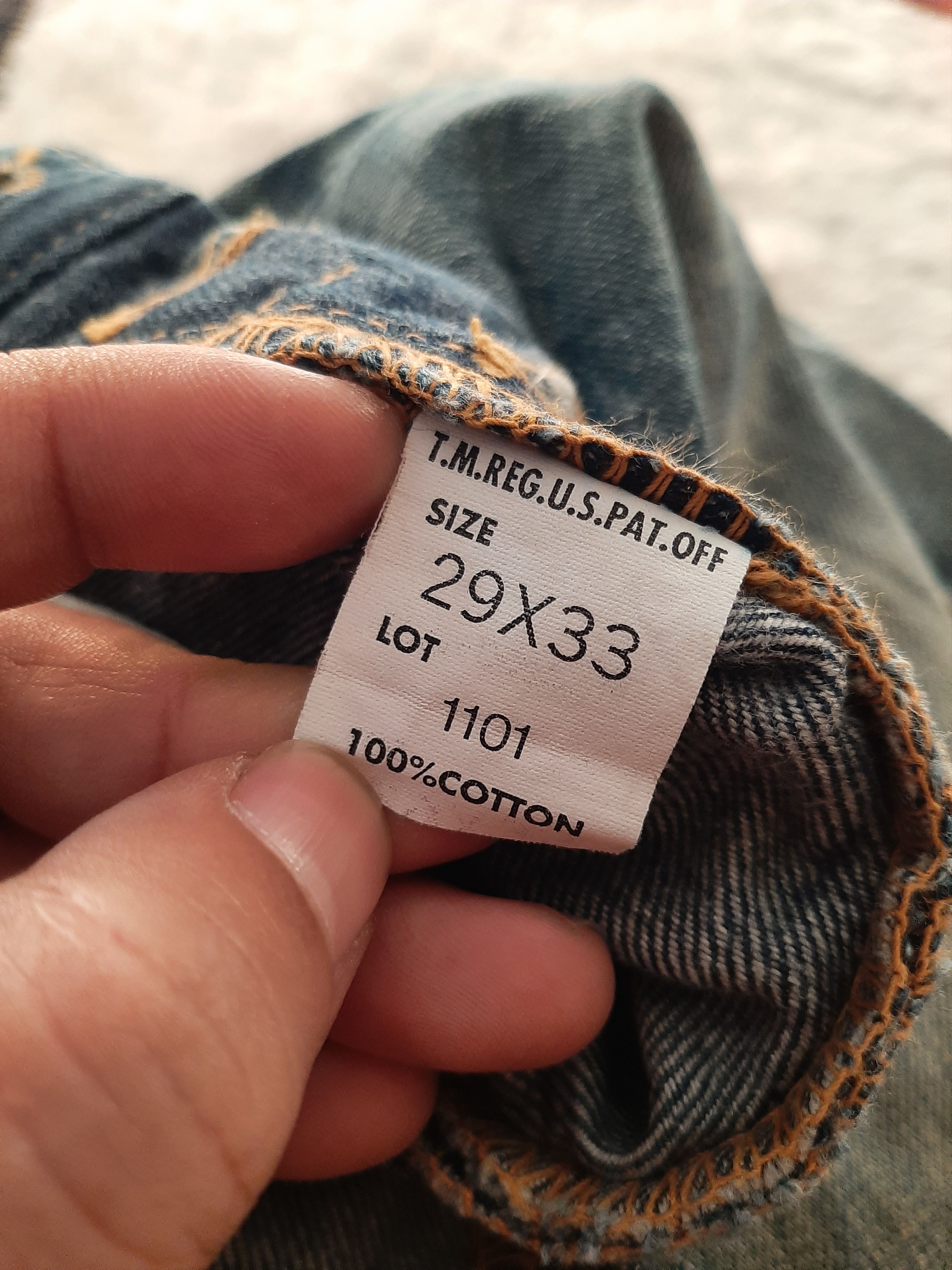 Lee × Vintage RARE VINTAGE 80s LEE COWBOY SELVAGE BUCKLE BACK DISTRESED Size US 29 - 18 Thumbnail