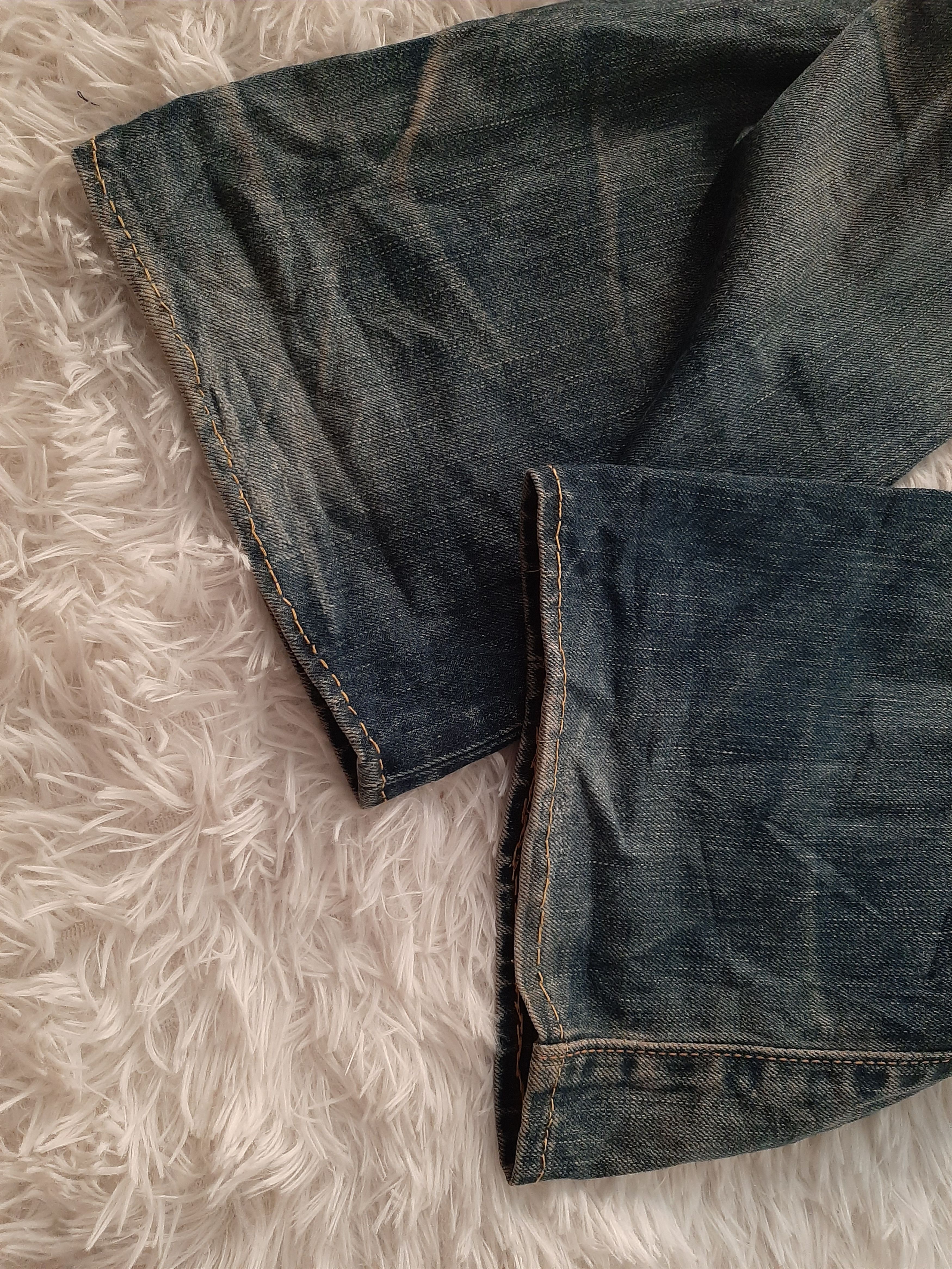 Lee × Vintage RARE VINTAGE 80s LEE COWBOY SELVAGE BUCKLE BACK DISTRESED Size US 29 - 22 Thumbnail