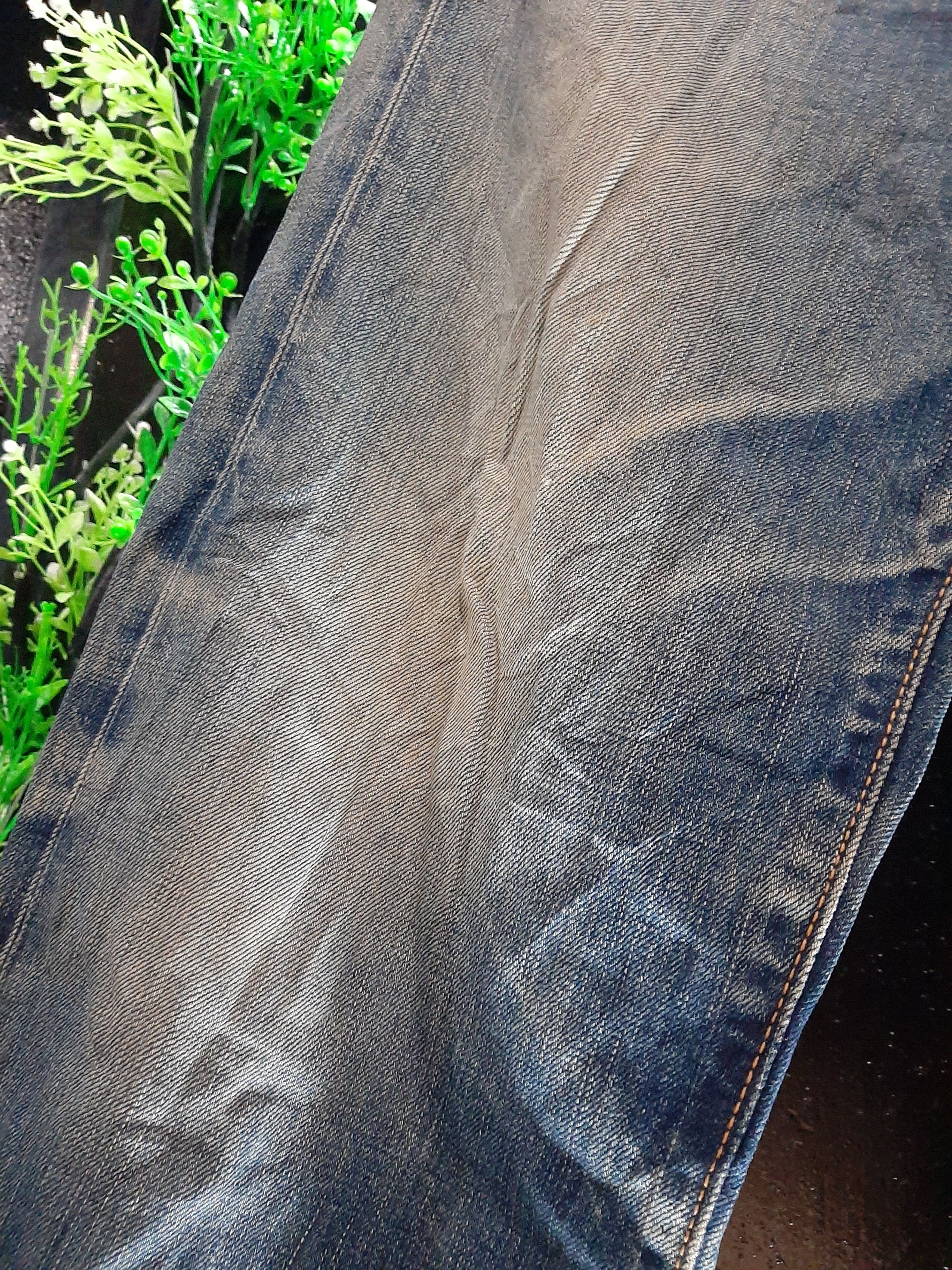 Lee × Vintage RARE VINTAGE 80s LEE COWBOY SELVAGE BUCKLE BACK DISTRESED Size US 29 - 8 Thumbnail