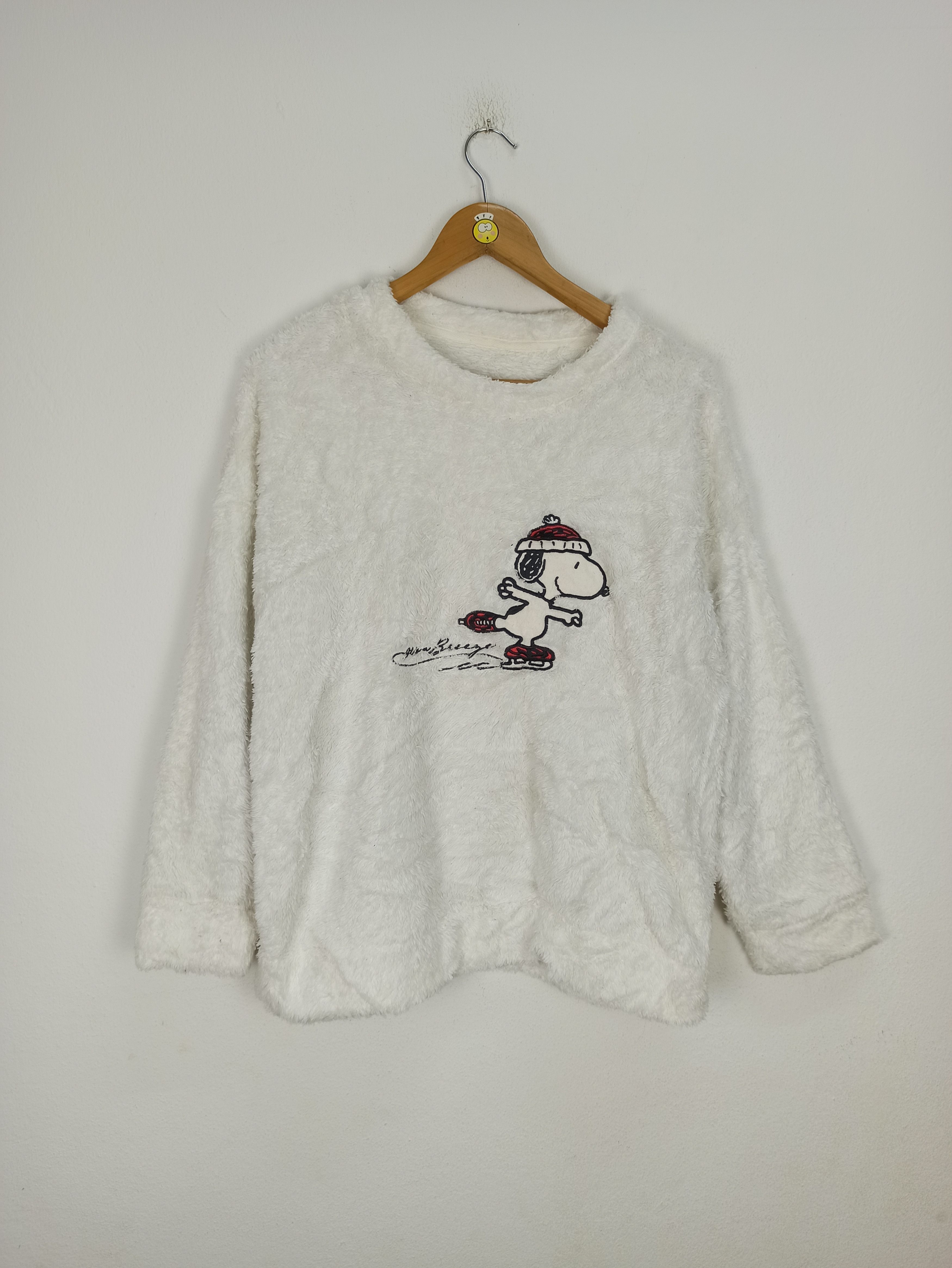 Cartoon Network Vintage Peanuts Snoopy Fleece Fur Sweatshirt by GU Size US L / EU 52-54 / 3 - 1 Thumbnail