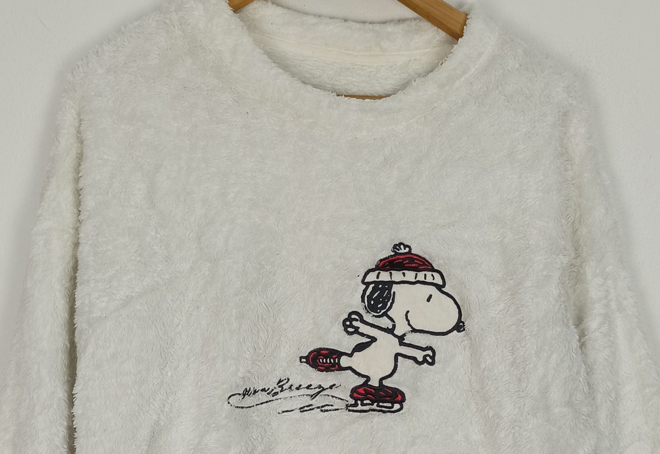 Cartoon Network Vintage Peanuts Snoopy Fleece Fur Sweatshirt by GU Size US L / EU 52-54 / 3 - 3 Thumbnail