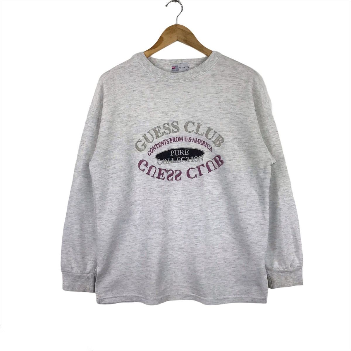 vintage guess club jumper pullover sweatshirt
