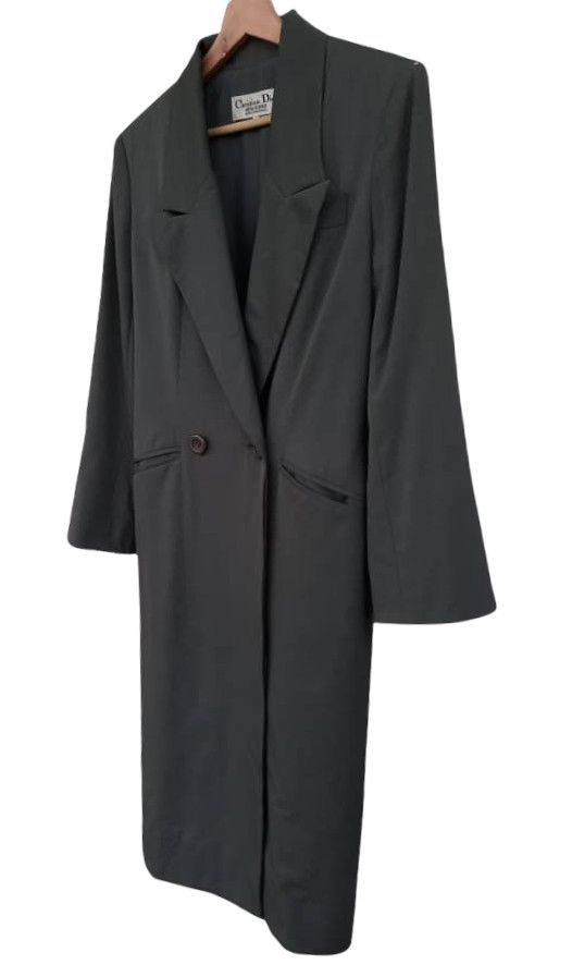 Christian Dior Monsieur × Vintage Luxury Christian Dior Long Coat Size XS / US 0-2 / IT 36-38 - 8 Thumbnail