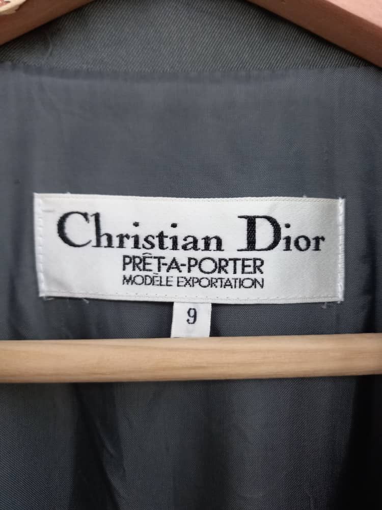 Christian Dior Monsieur × Vintage Luxury Christian Dior Long Coat Size XS / US 0-2 / IT 36-38 - 13 Thumbnail