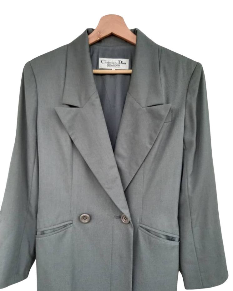 Christian Dior Monsieur × Vintage Luxury Christian Dior Long Coat Size XS / US 0-2 / IT 36-38 - 3 Thumbnail